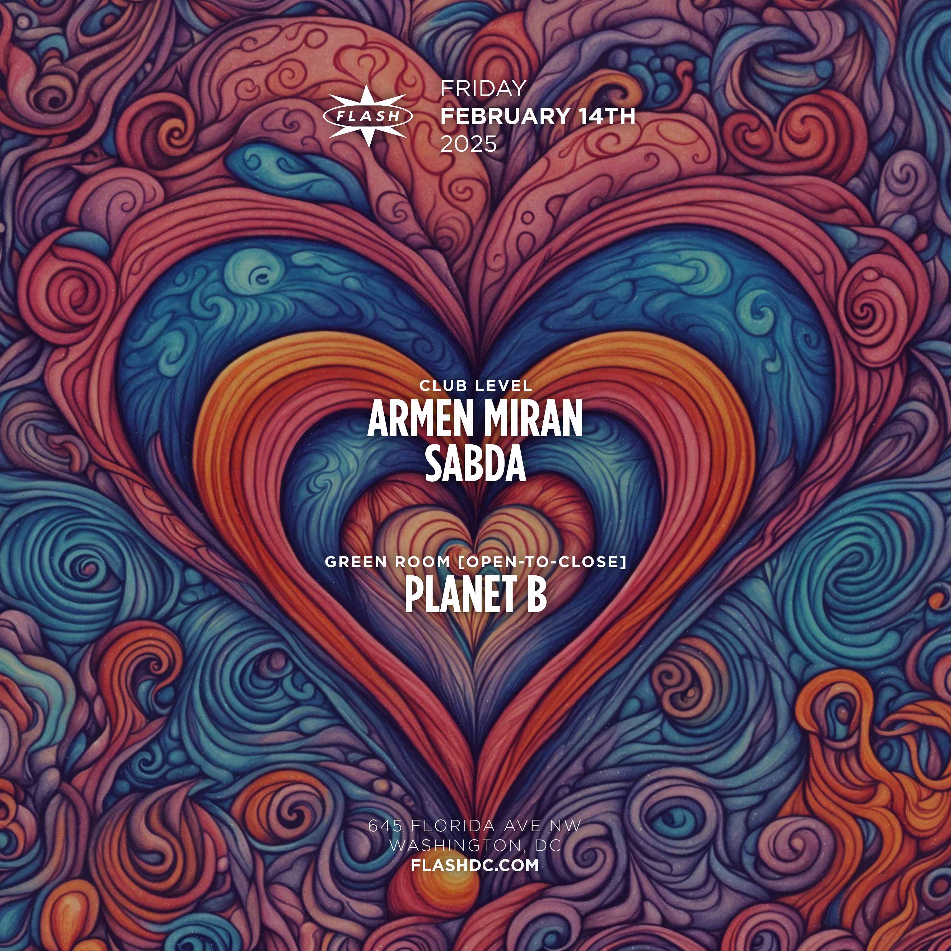 Armen Miran - Planet B event flyer