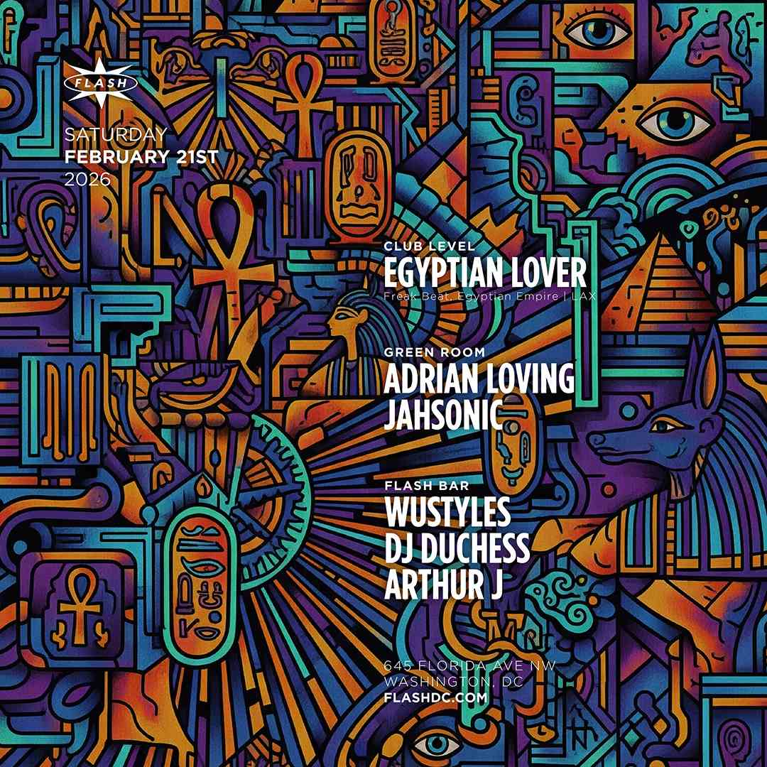 Egyptian Lover event flyer