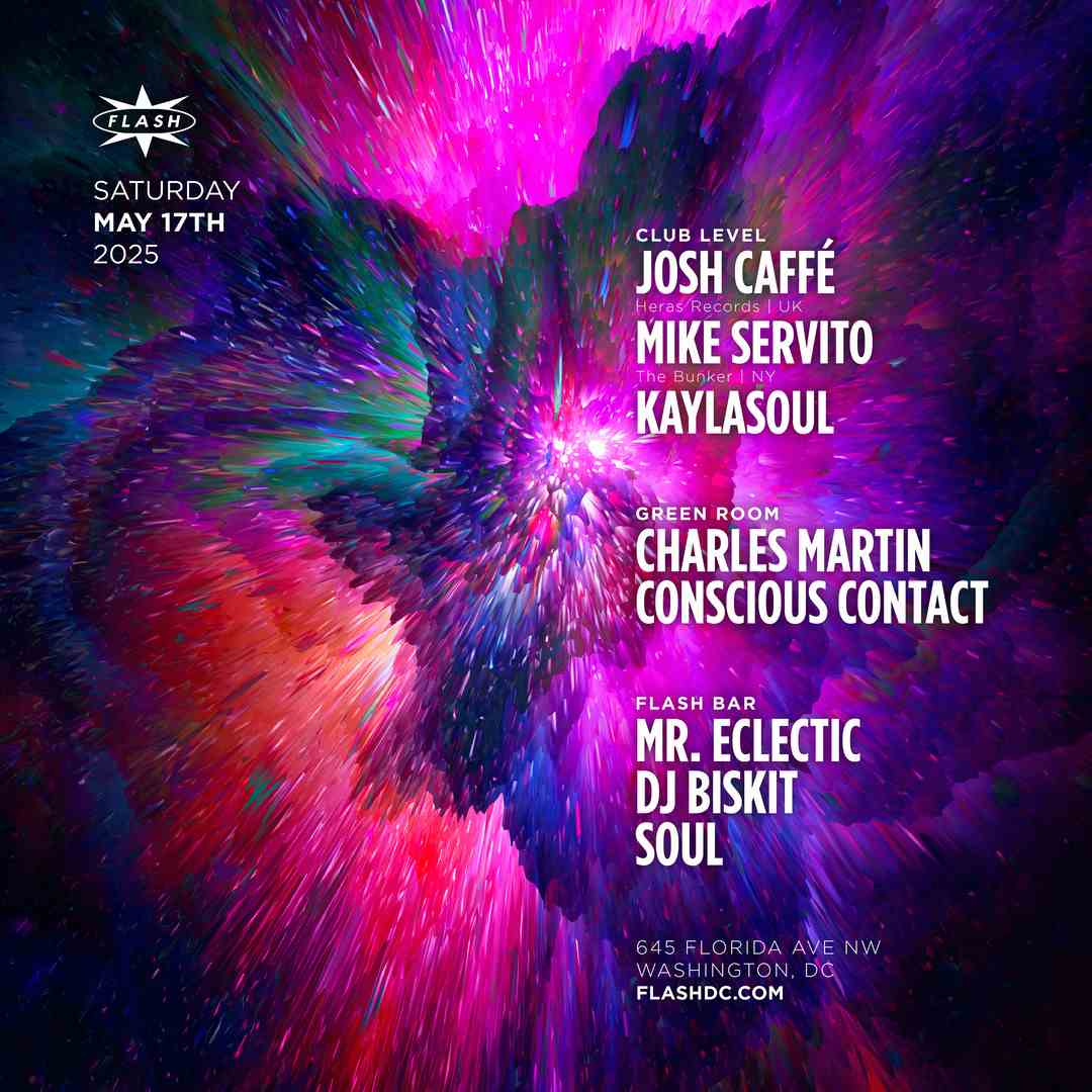 Josh Caffé - Mike Servito event flyer