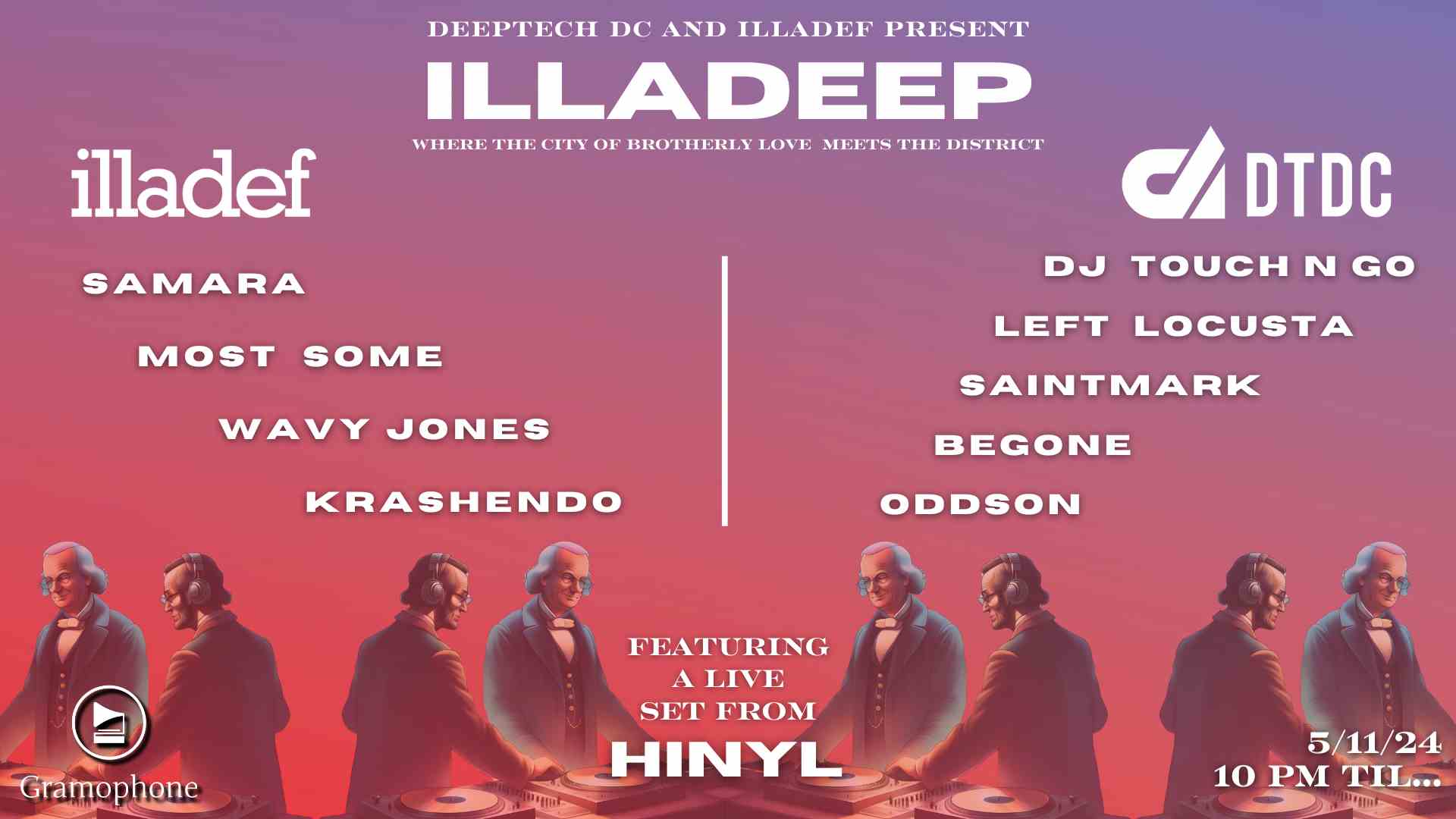 DEEPTECH DC & ILLADEF PRESENT: ILLADEEP event flyer