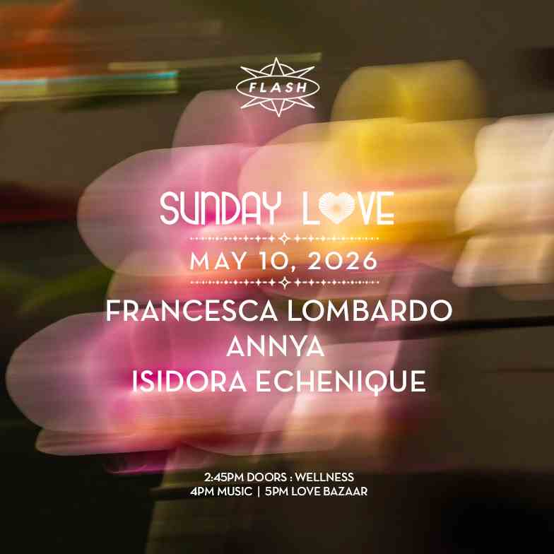 Sunday Love: Francesca Lombardo - ANNYA - Isidora Echenique event flyer