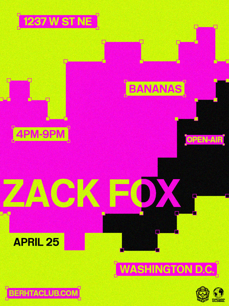 Zack Fox event flyer