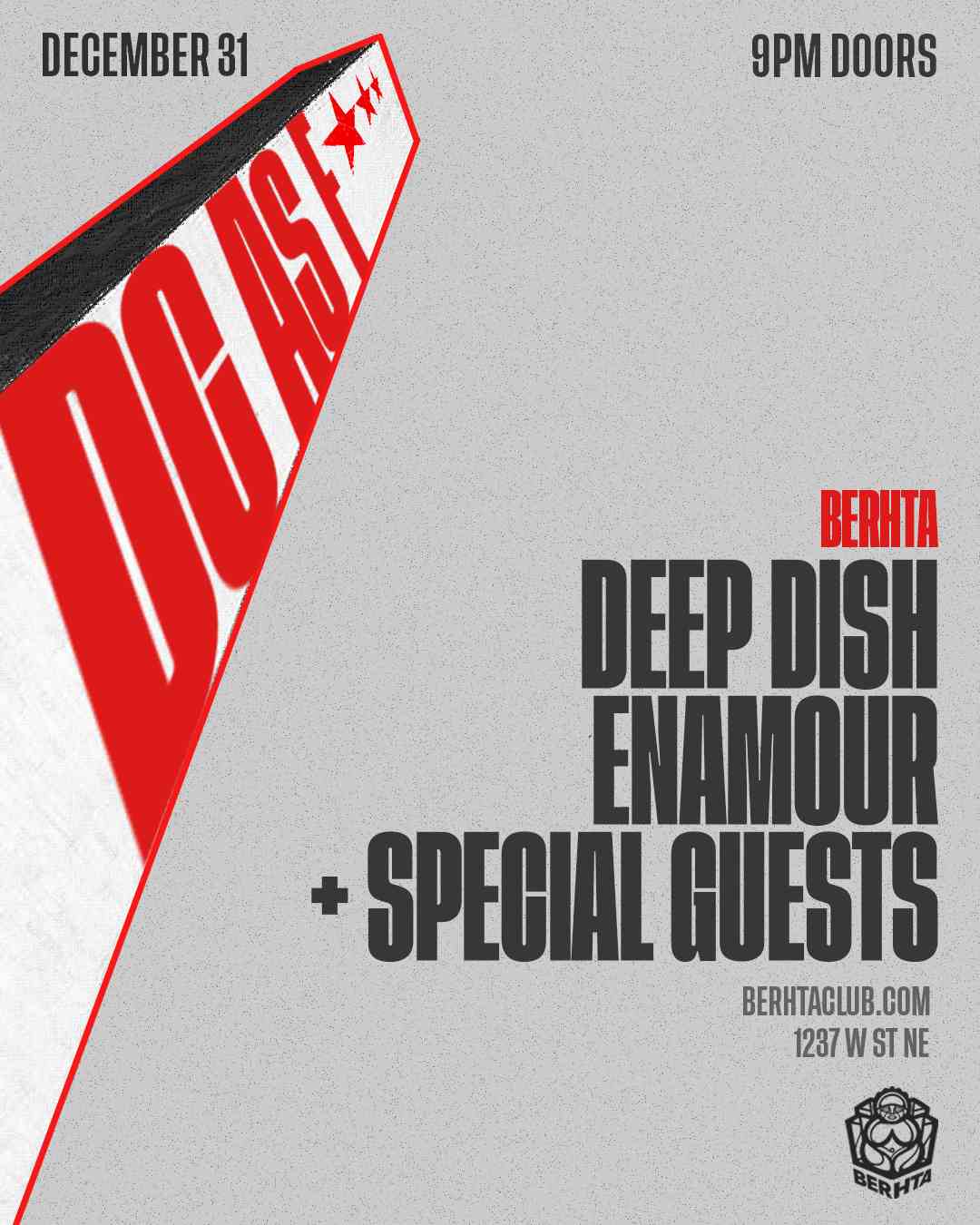 DC AS F***: Deep Dish, Enamour + Special Guests event flyer