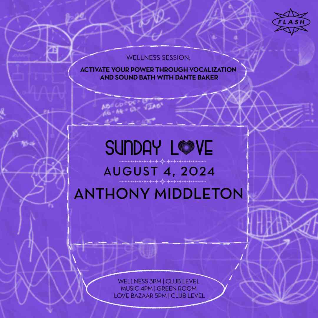 Sunday Love: Anthony Middleton - BehTarin event flyer