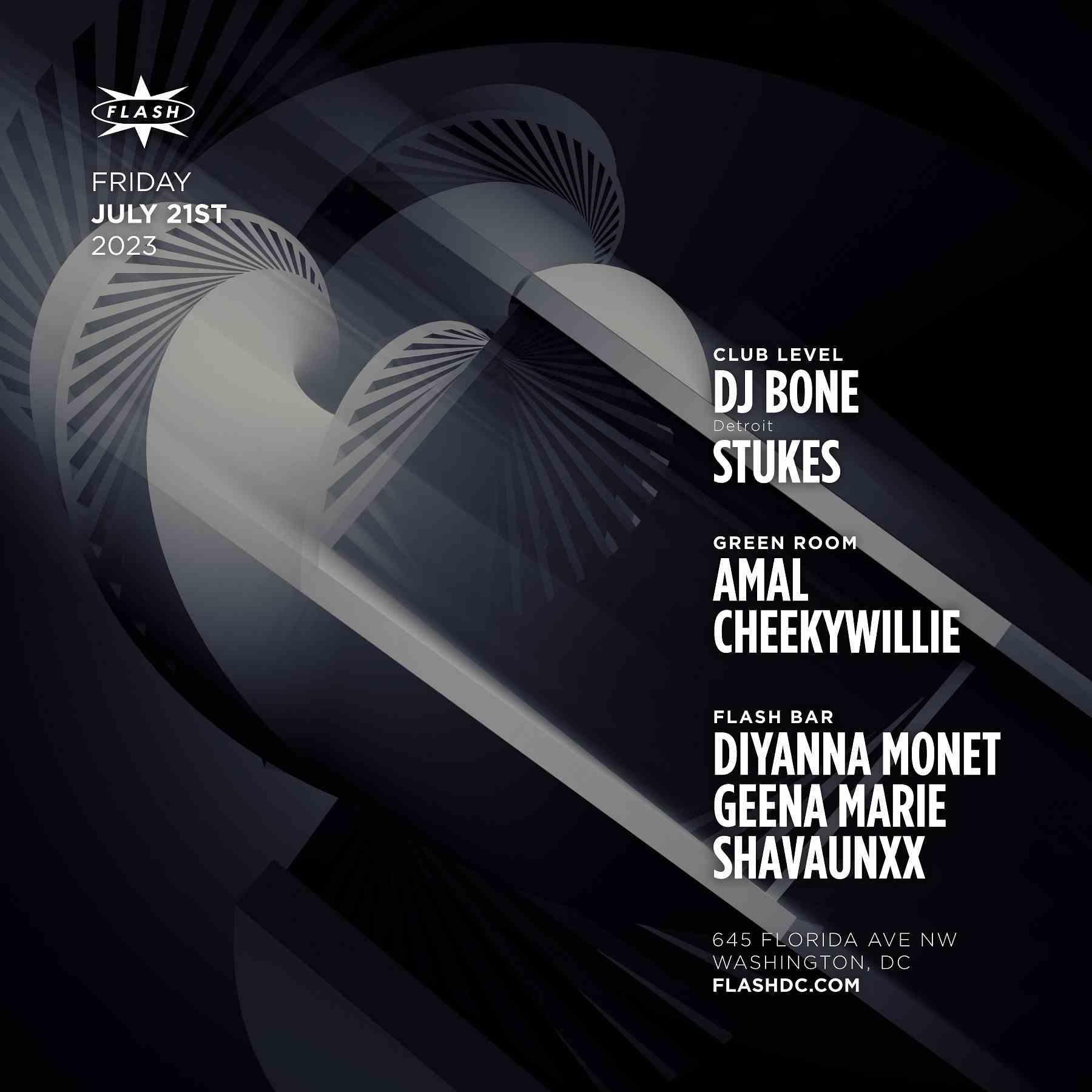DJ Bone event flyer