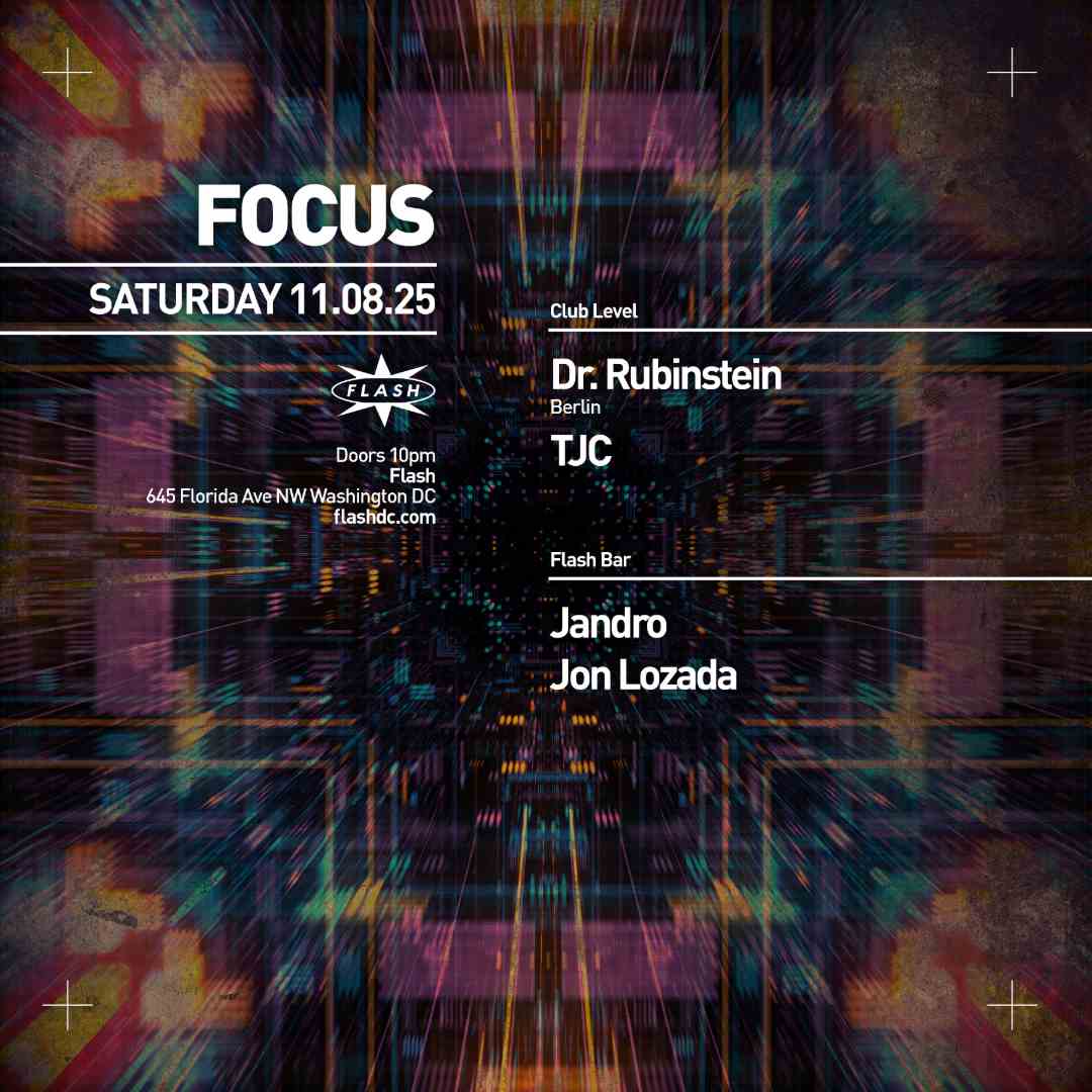 FOCUS: Dr. Rubinstein event flyer