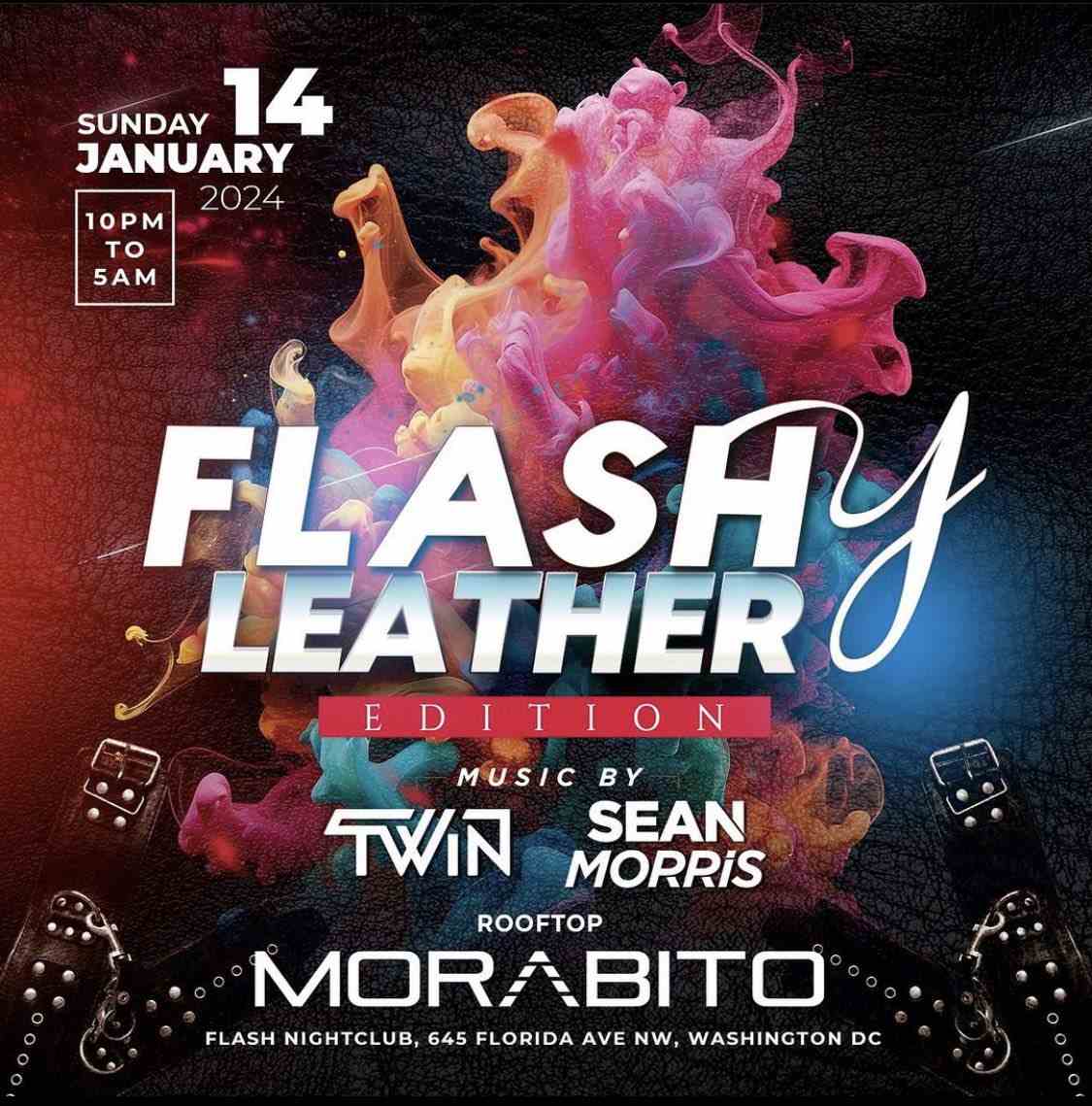 Flashy Leather Edition! event flyer