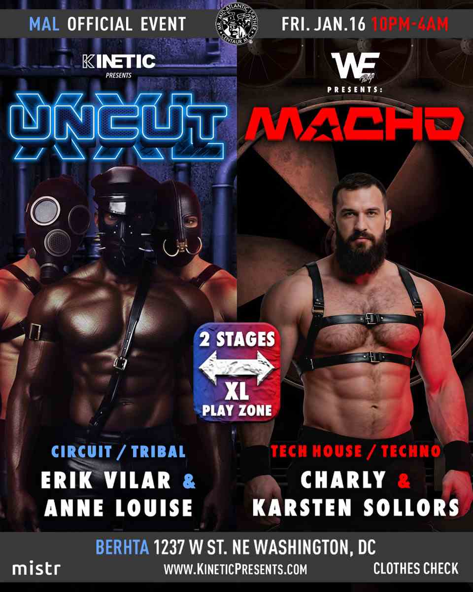 UNCUT XXL x MACHO: OFFICIAL MAL Friday Event event flyer