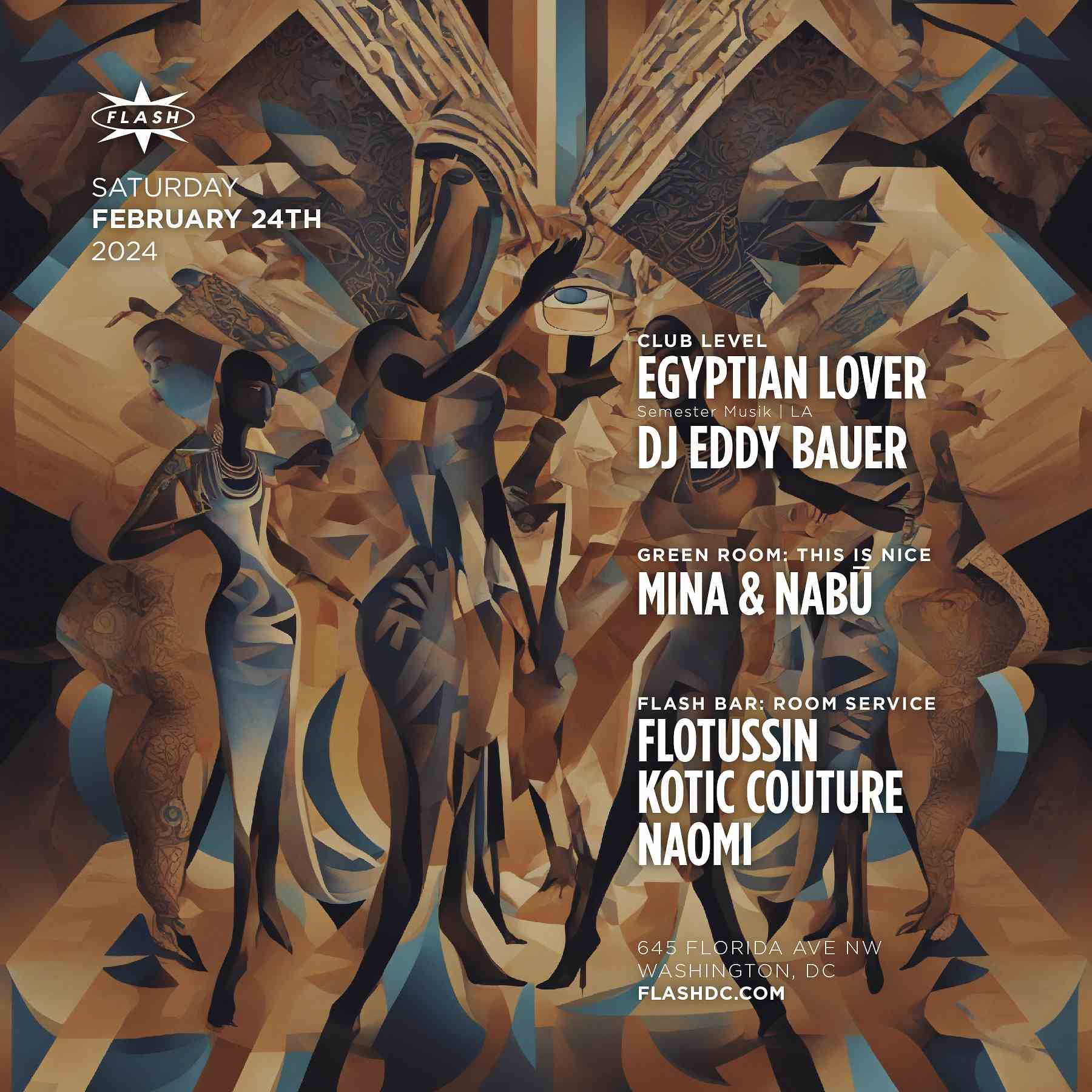 Egyptian Lover event flyer