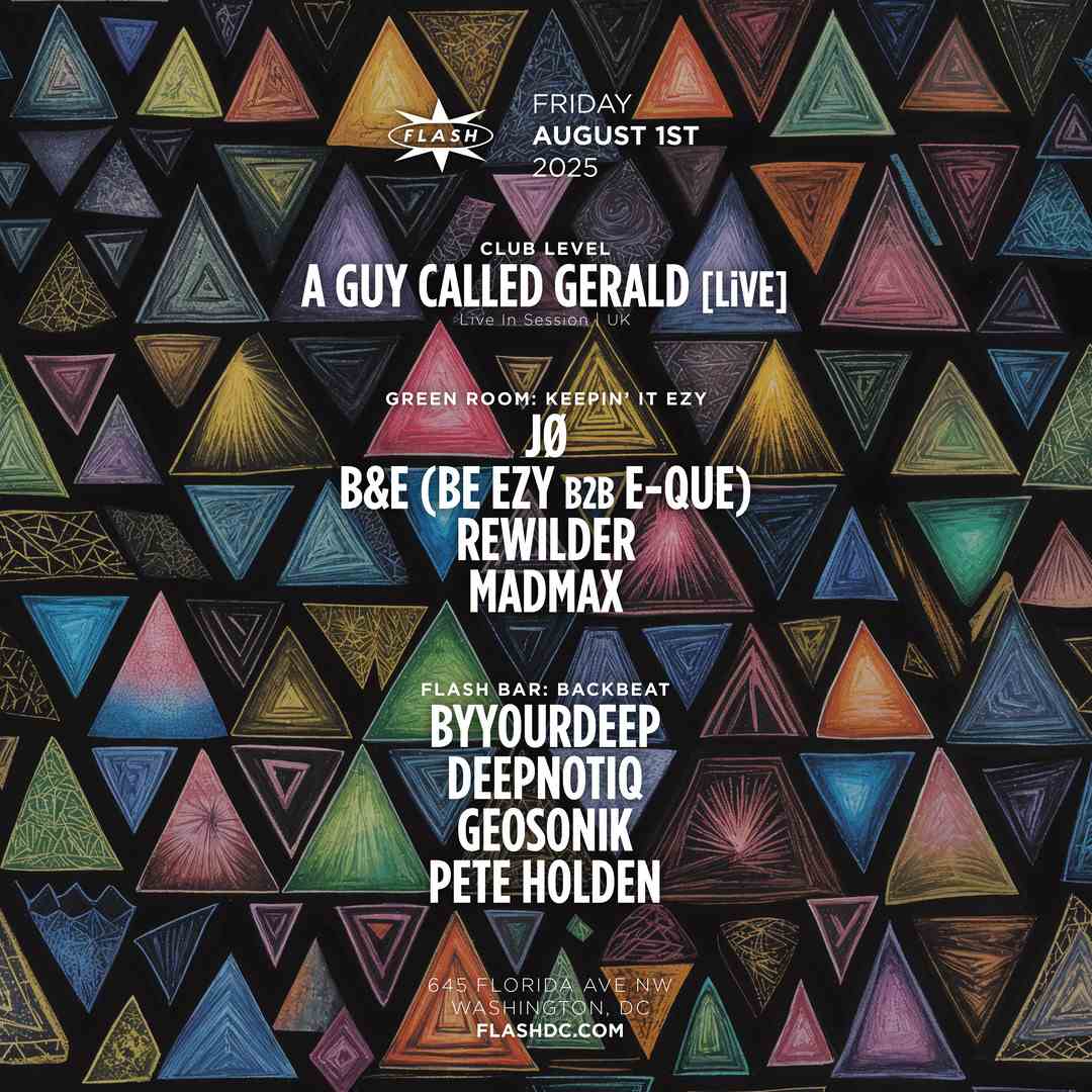 A Guy Called Gerald [LiVE] event flyer