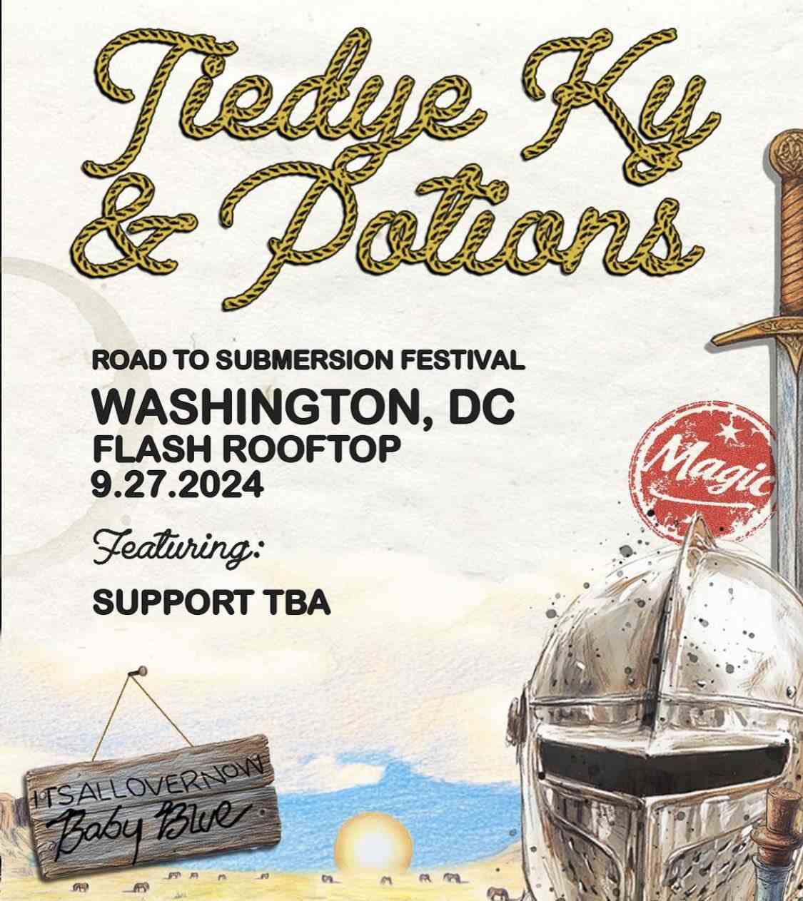 Para Presents, The Gradient Perspective & Closed Sessions presents: Tiedye Ky - Potions (Road to Submersion) event flyer