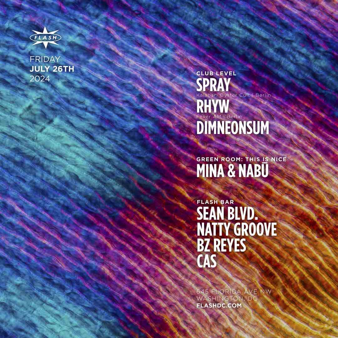 Spray - Rhyw event flyer