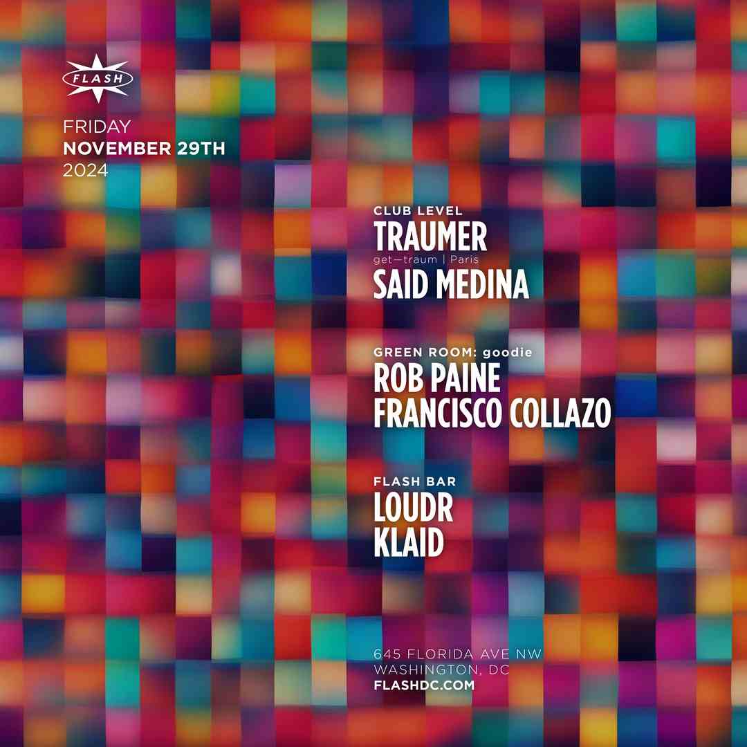 Traumer event flyer