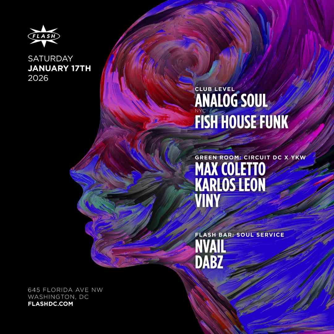 Analog Soul event flyer