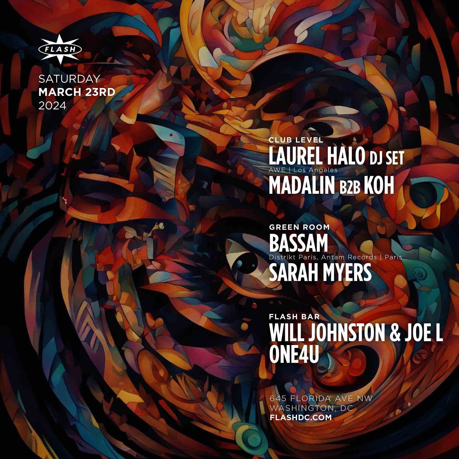 Laurel Halo [DJ Set] - Bassam event flyer