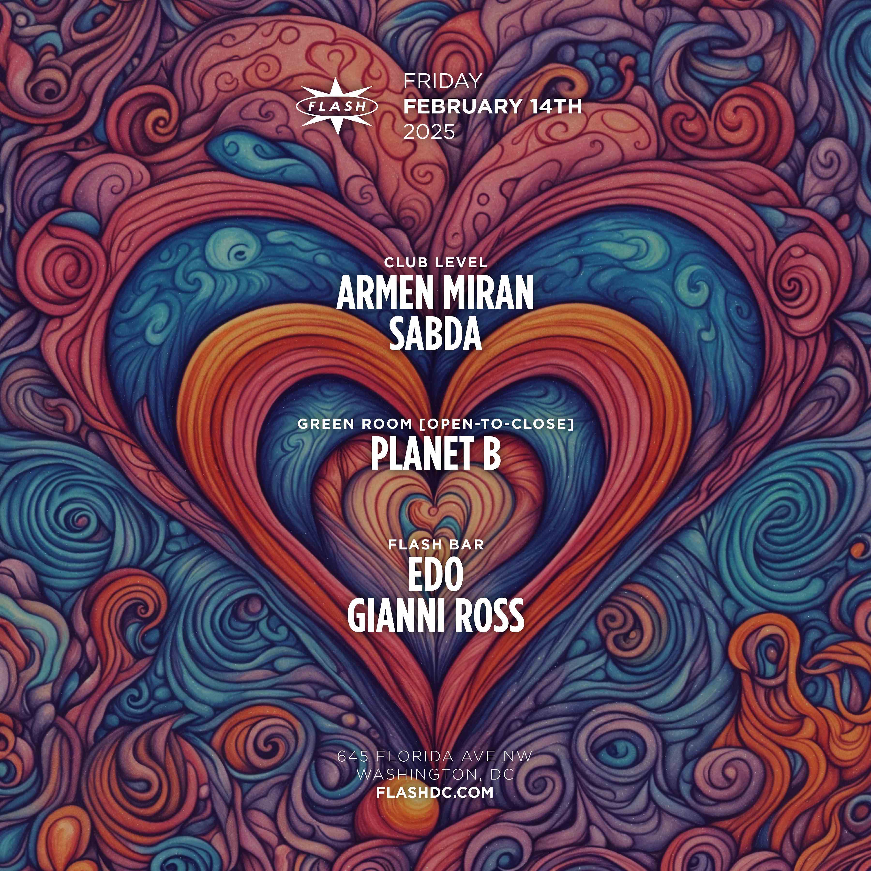 Armen Miran - Planet B event flyer