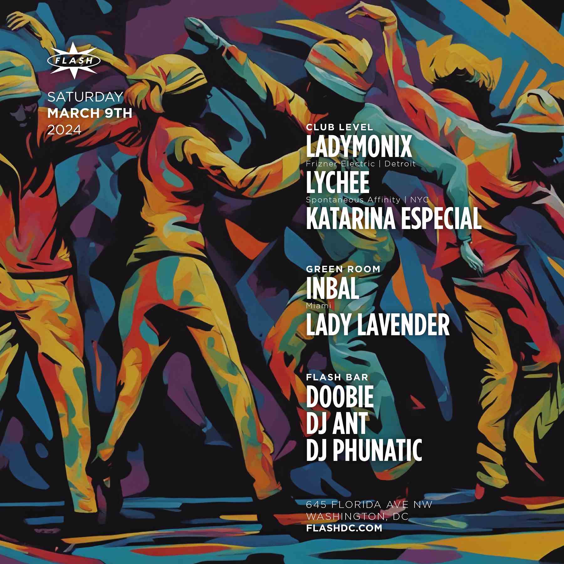 Ladymonix - Lychee event flyer