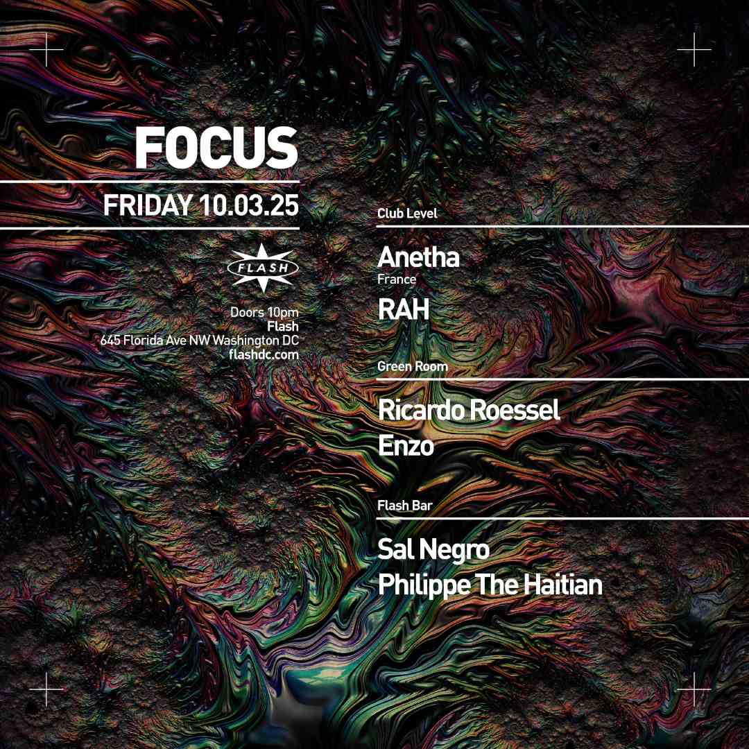 FOCUS: Anetha event flyer