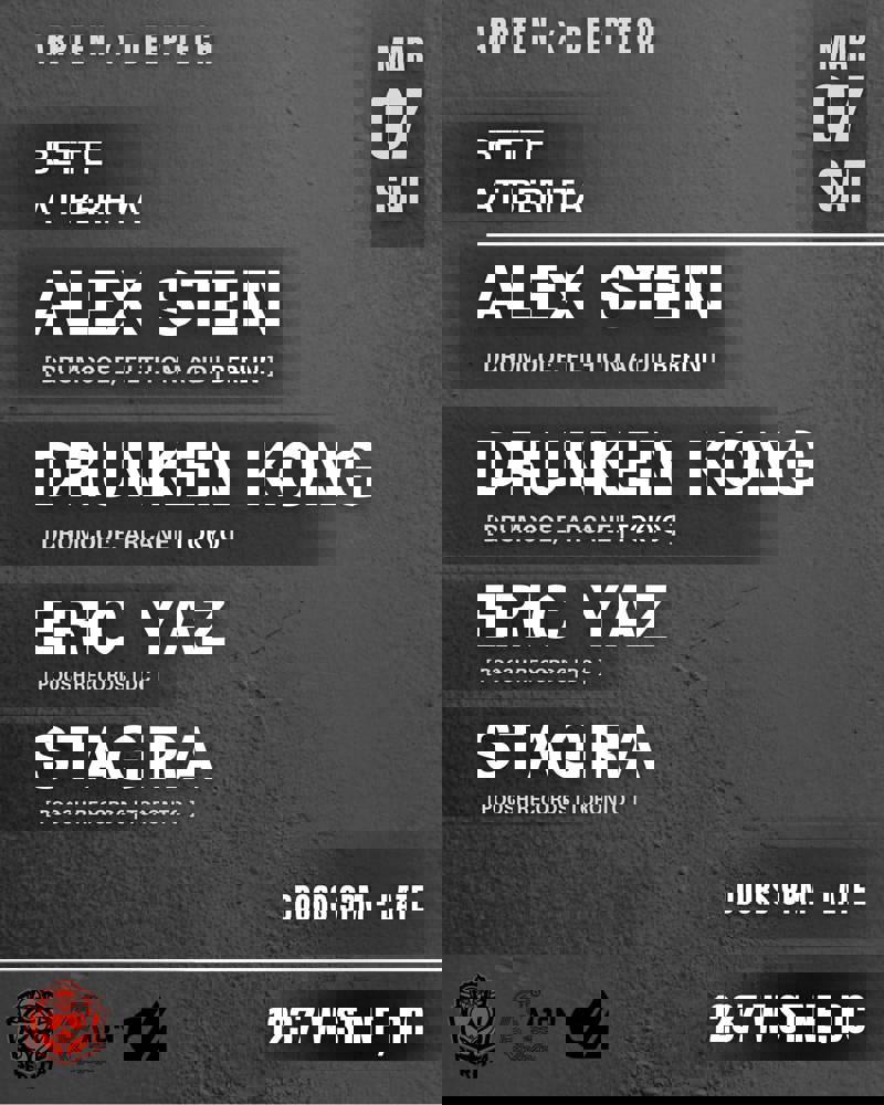 Arpten & Deep Tech: Alex Stein x Drunken Kong  event flyer