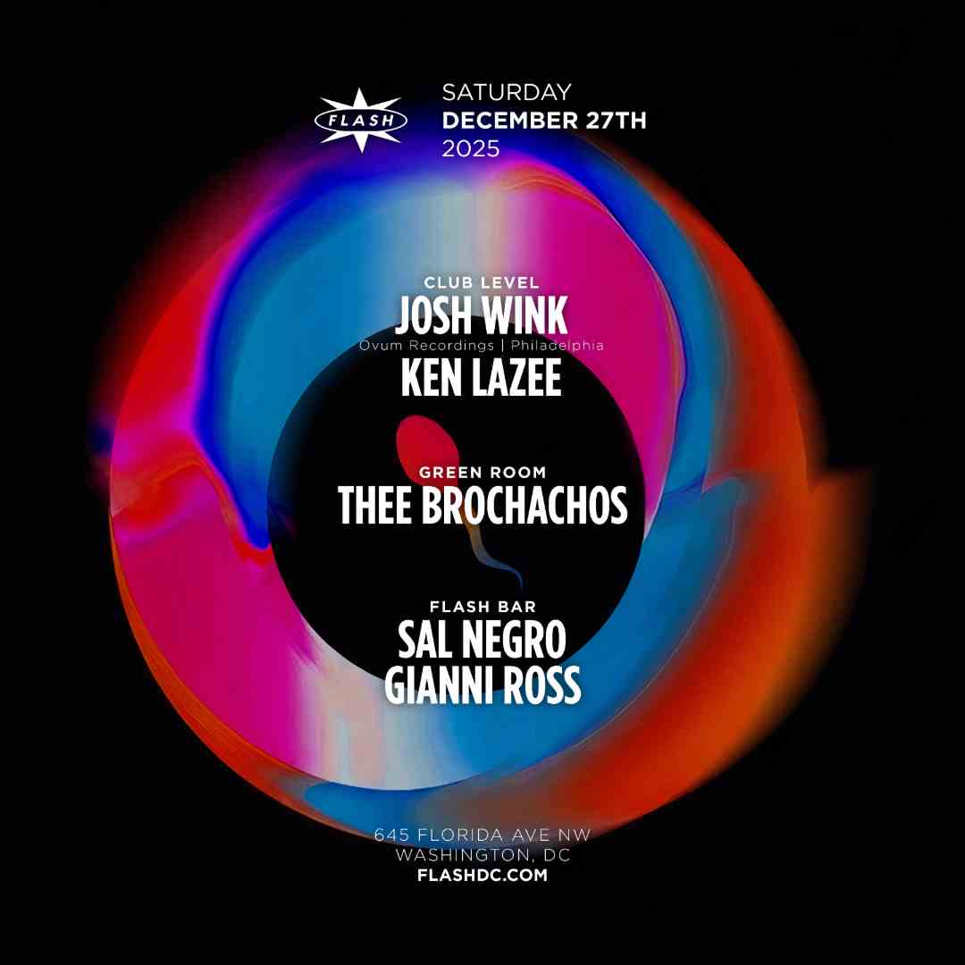 Josh Wink event flyer