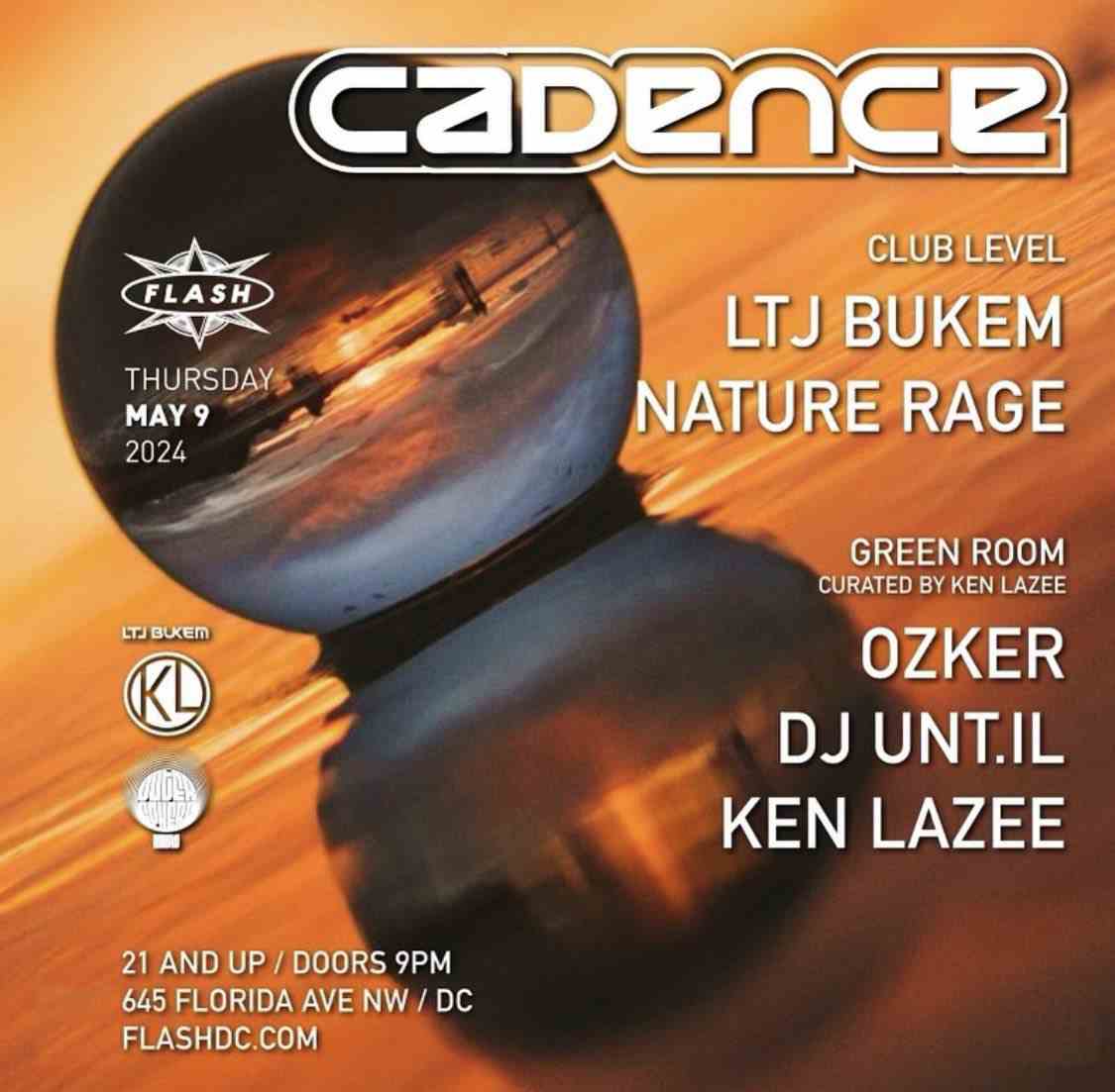 Cadence Presents LTJ Bukem event flyer