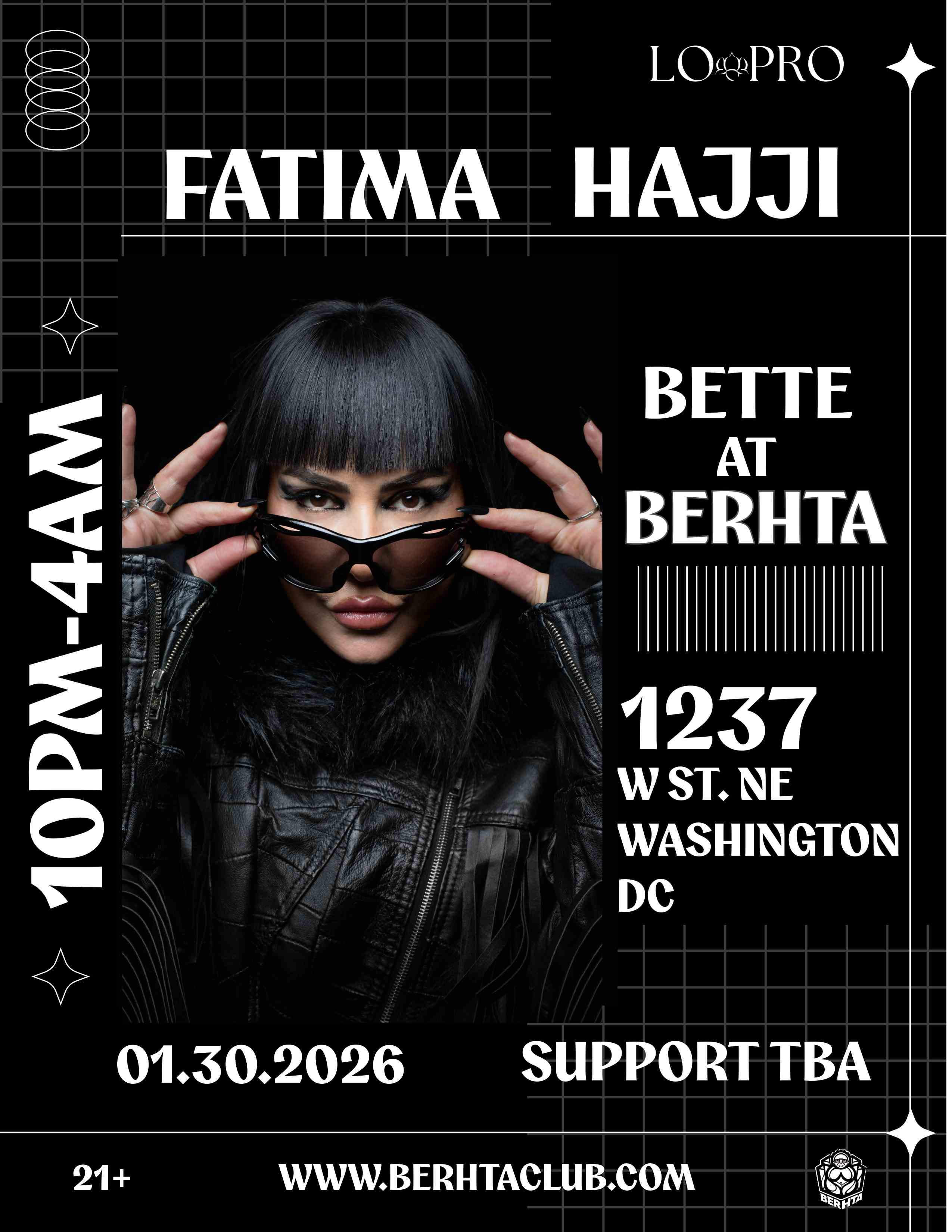 LoPro presents: Fatima Hajji event flyer