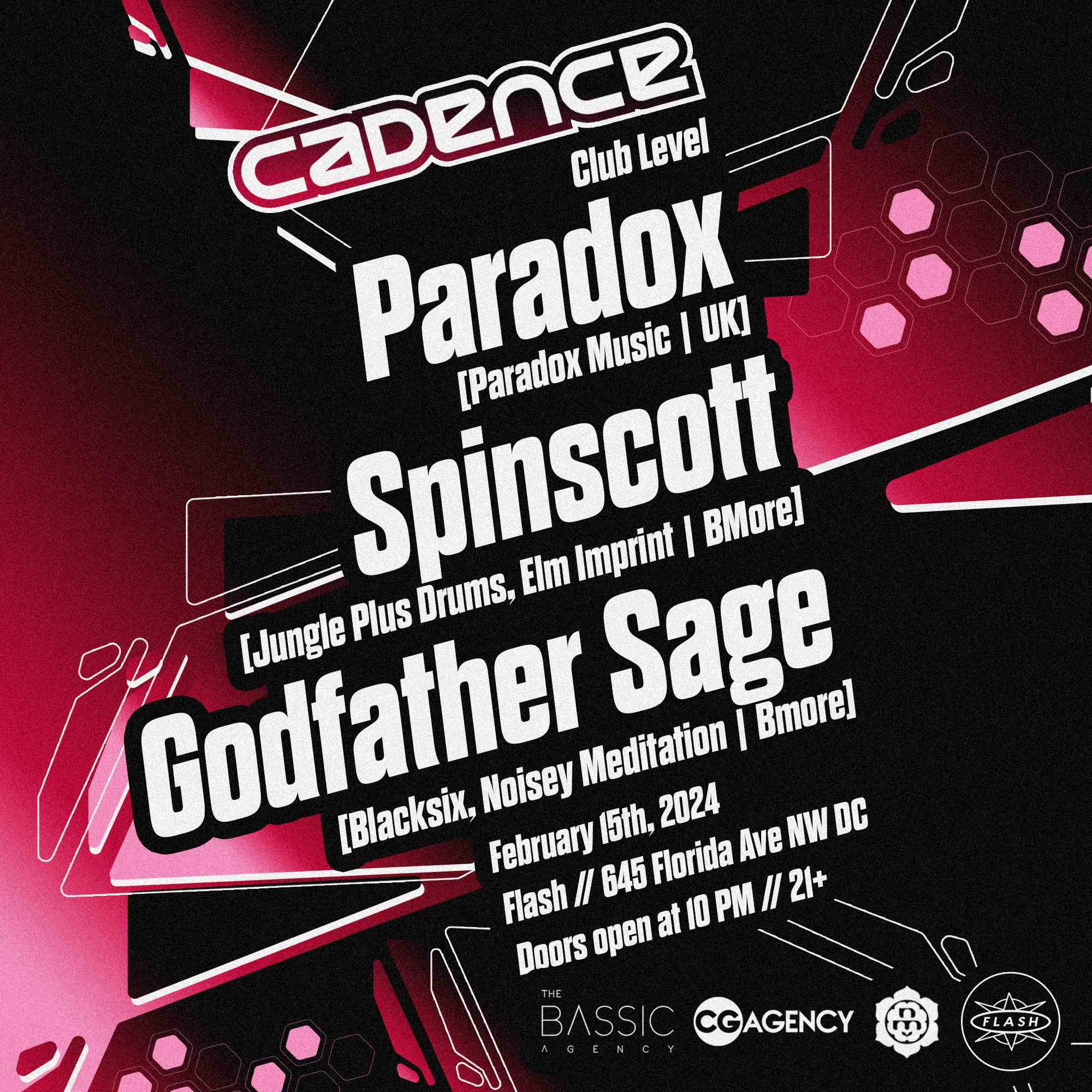 Event image for Cadence Presents PARADOX