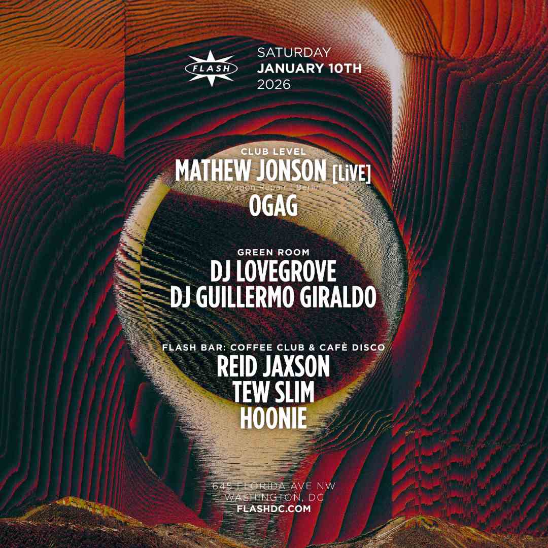 Mathew Jonson [LiVE] event flyer