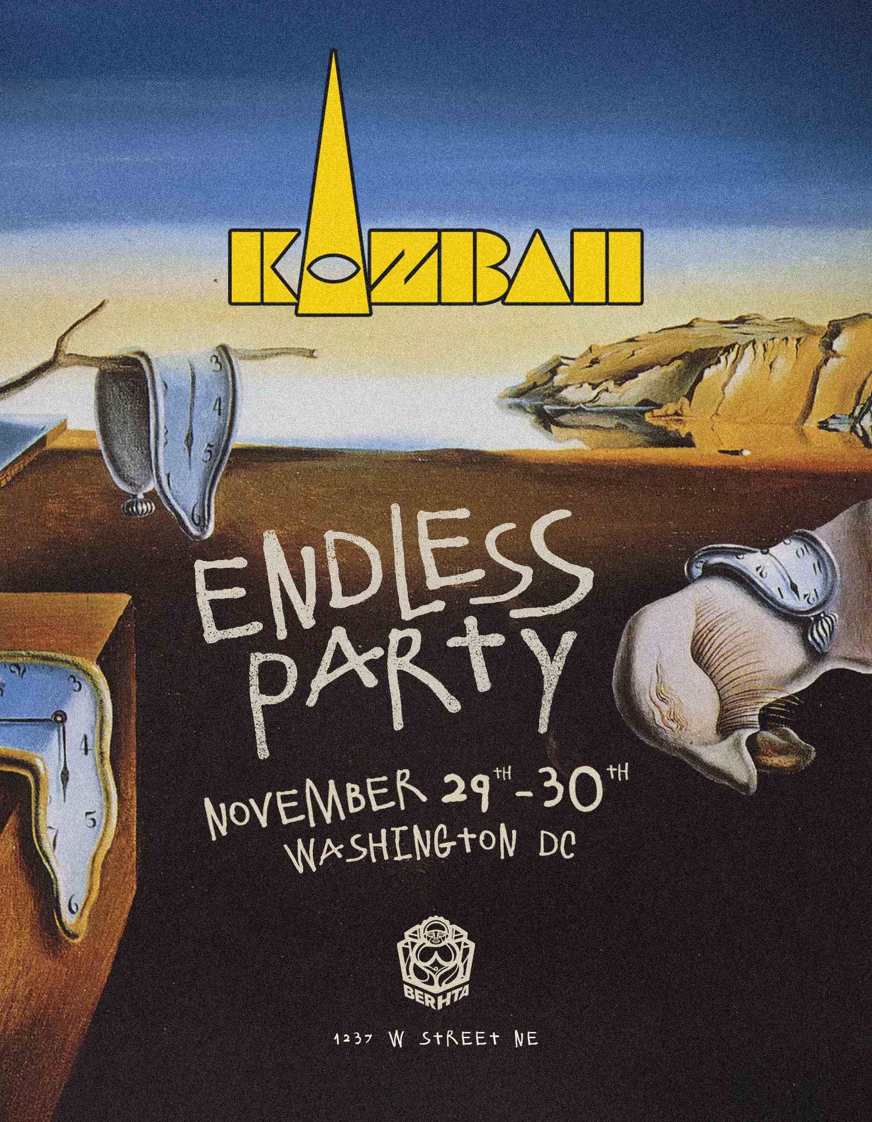 Kazbah: Endless Party event flyer