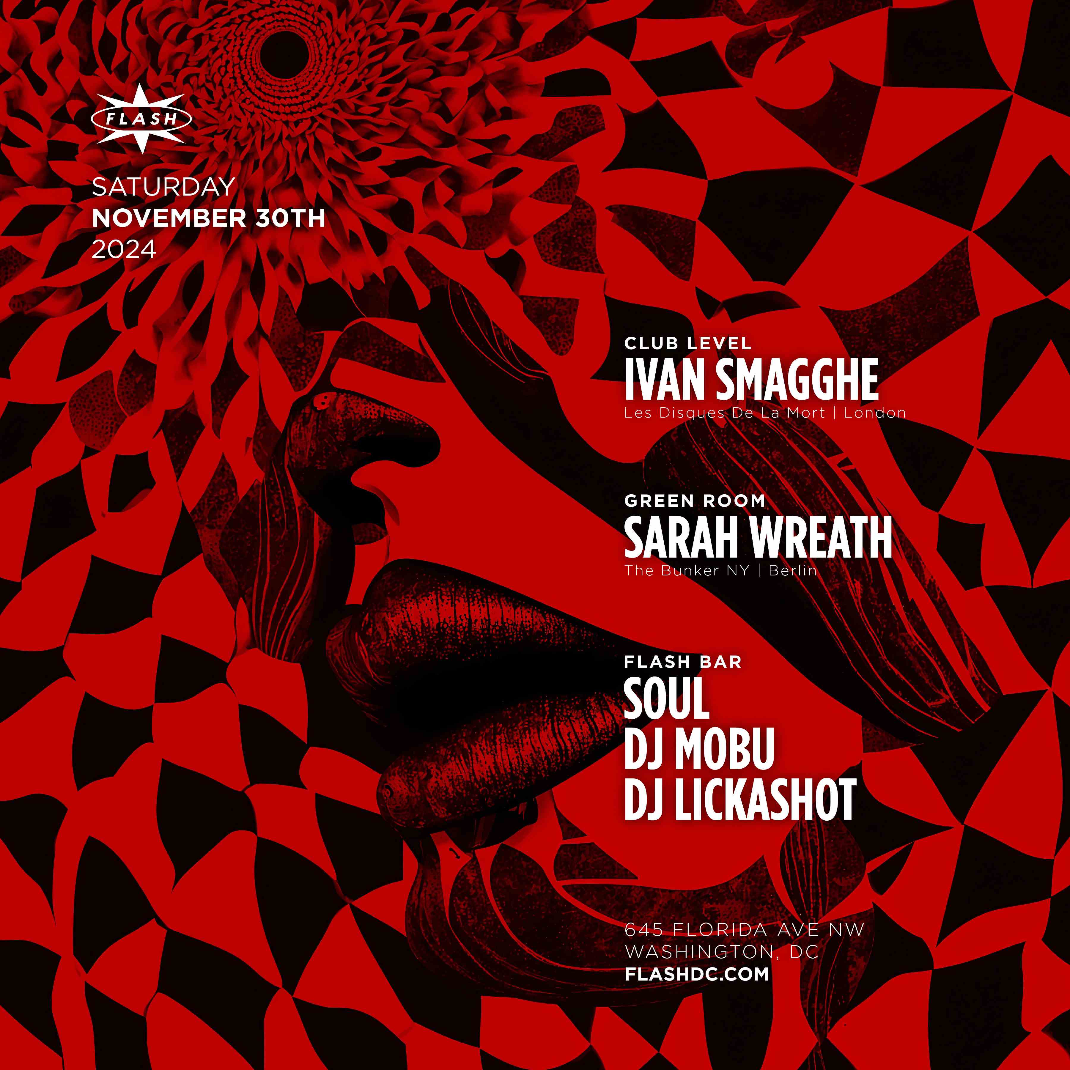 Ivan Smagghe - Sarah Wreath event flyer