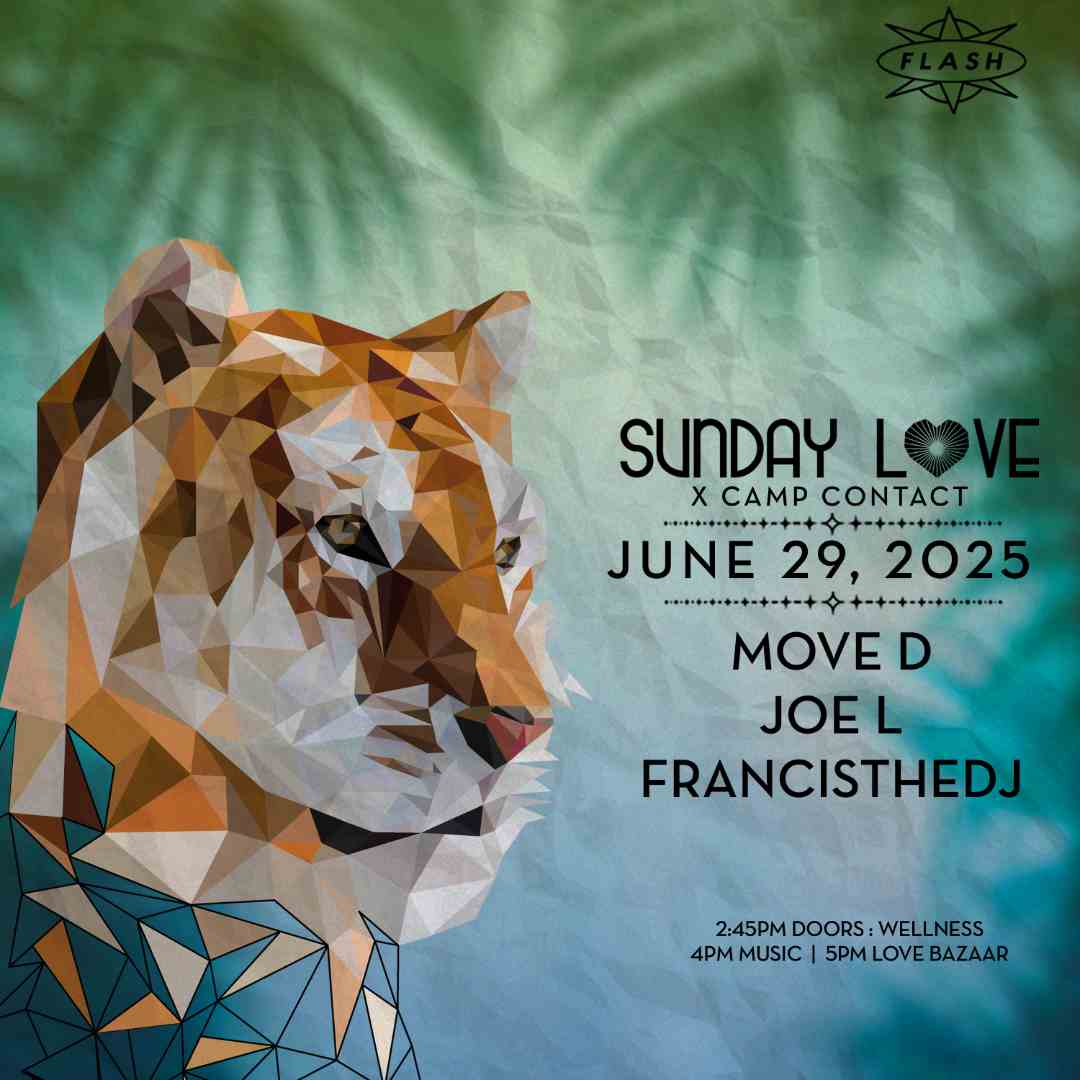 Sunday Love x Camp Contact: Move D - Joe L - Francisthedj event flyer
