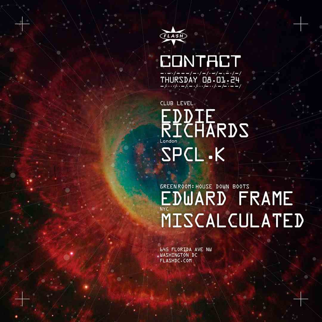CONTACT: Eddie Richards event flyer