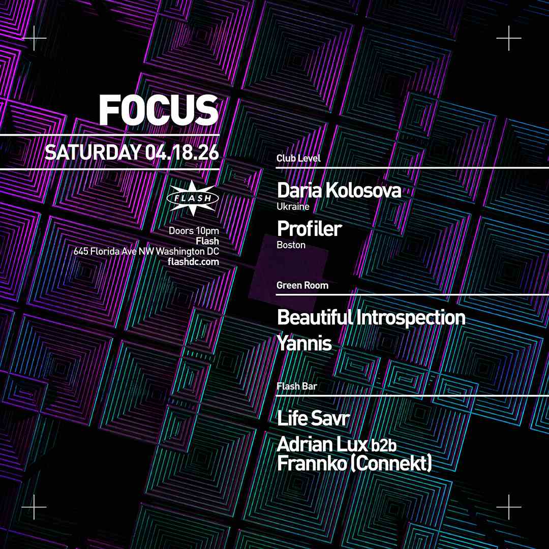 FOCUS: Daria Kolosova event flyer