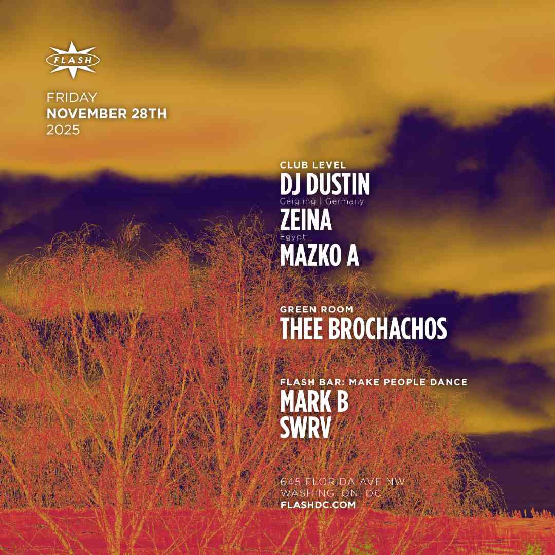 DJ Dustin - Zeina event flyer