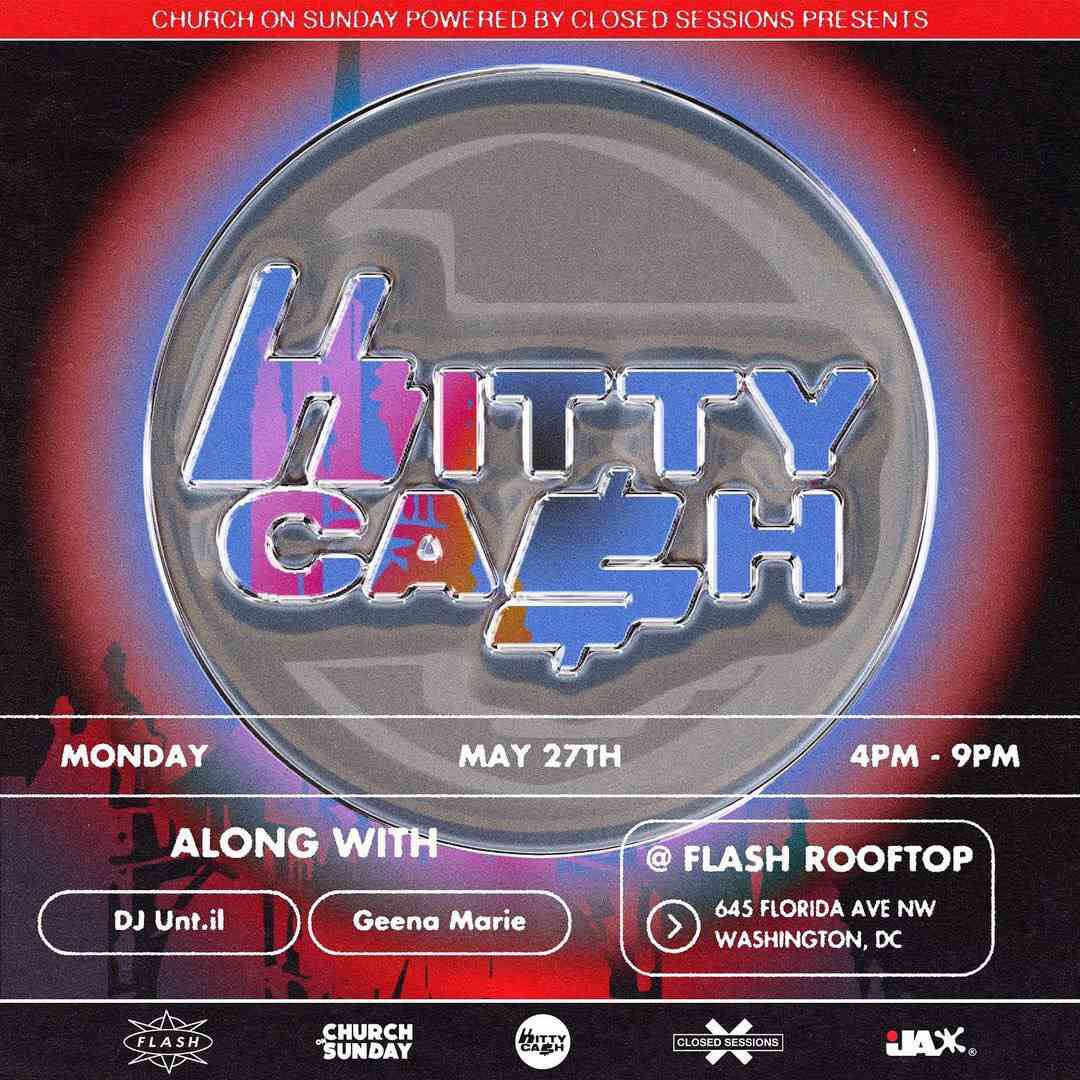 A Sunset Session with Kitty Ca$h @ Flash Rooftop event flyer