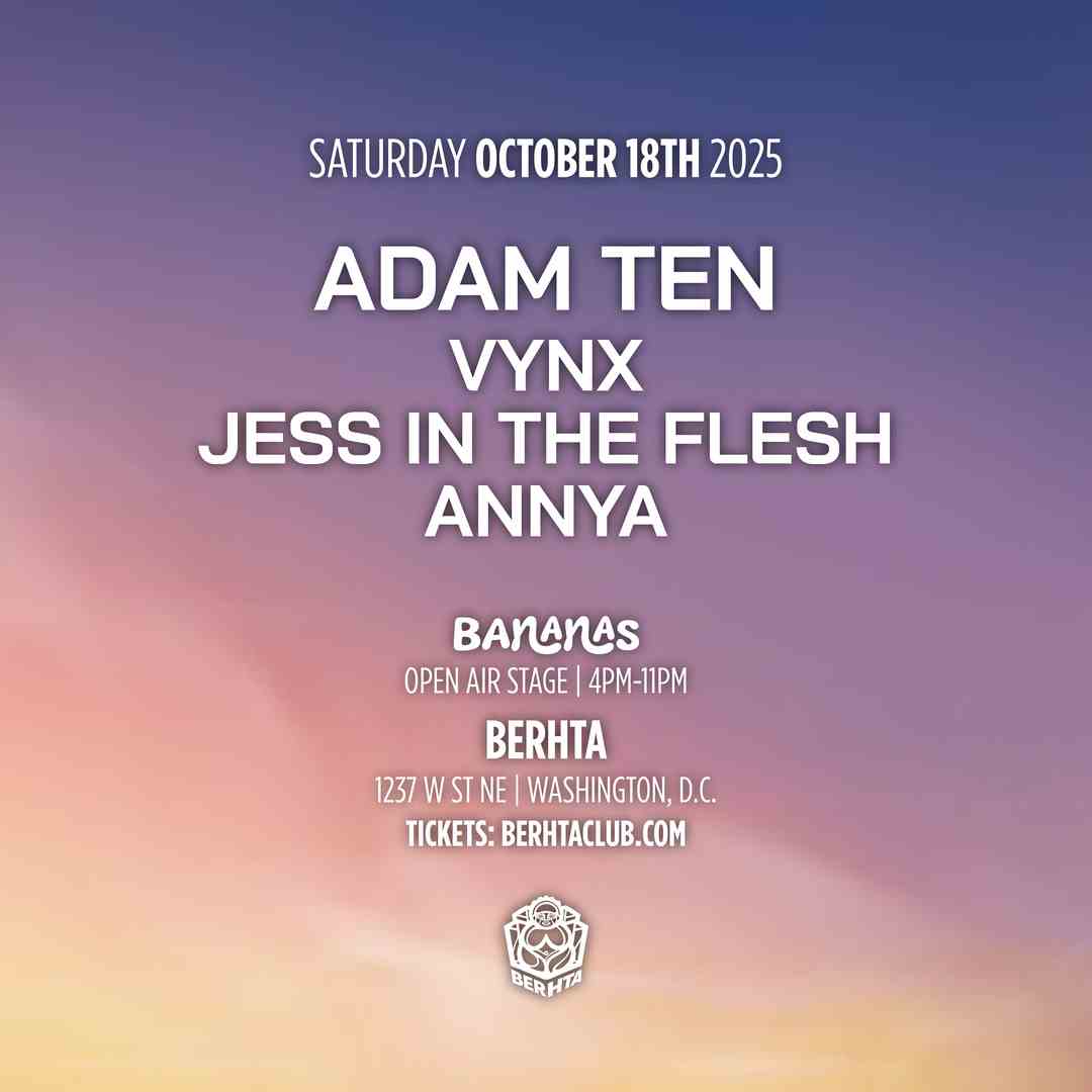 Adam Ten [Open-Air] at BERHTA event flyer