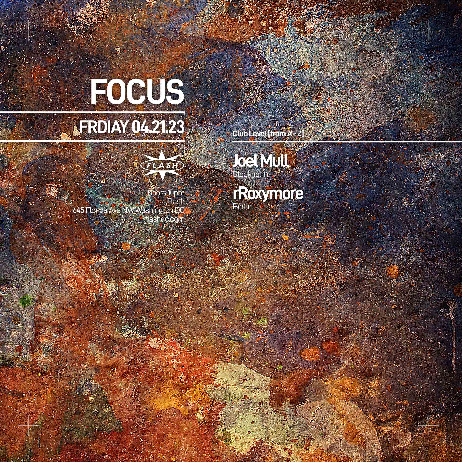 Event image for FOCUS: Joel Mull - rRoxymore
