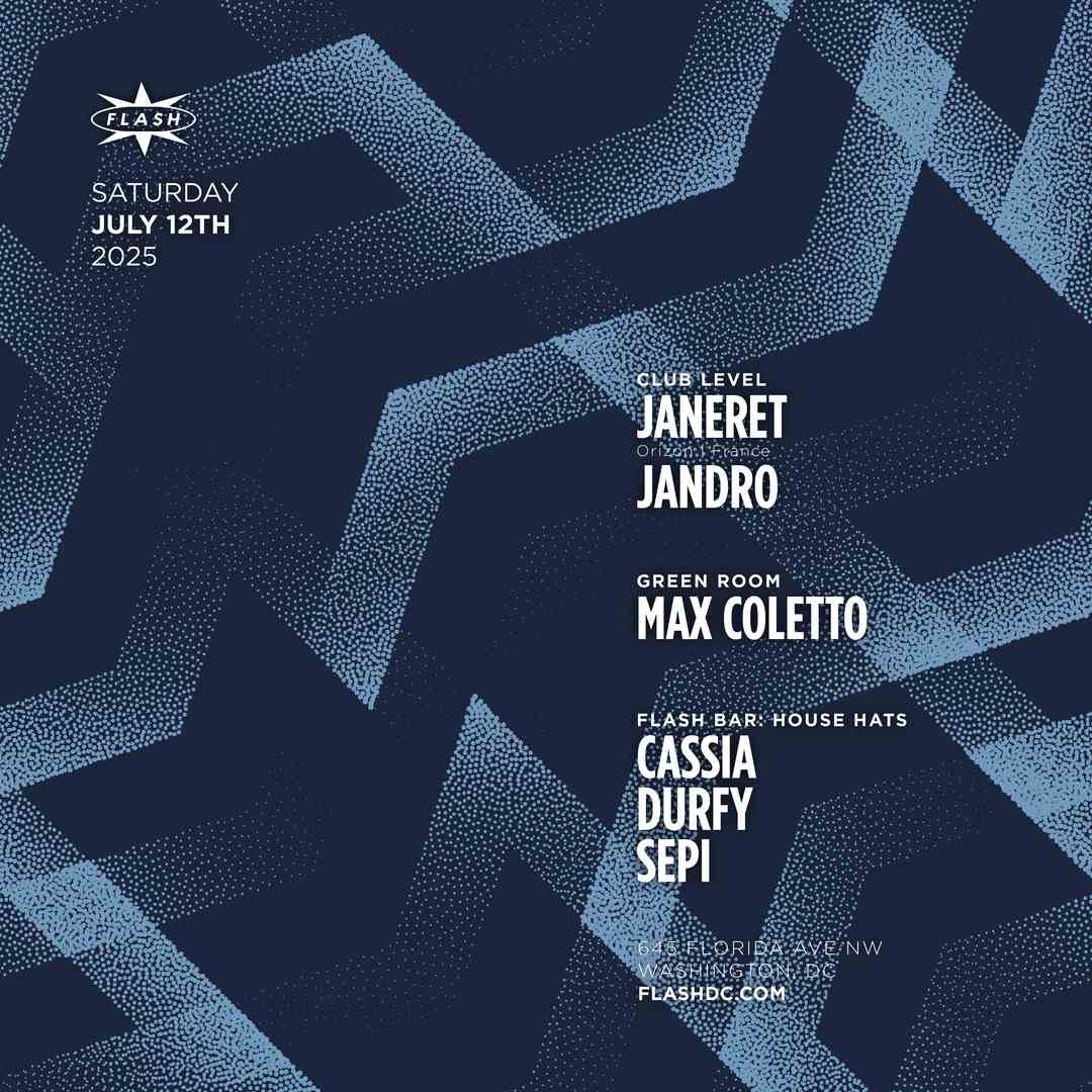 Janeret event flyer