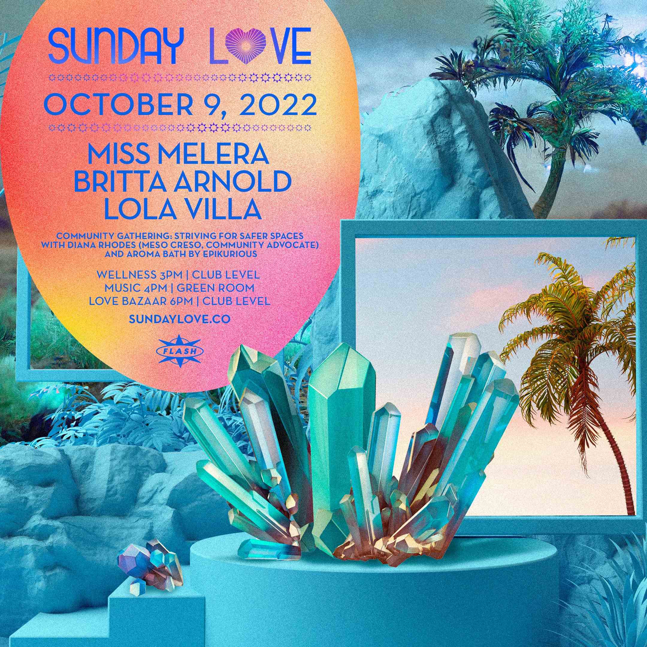 Event image for Sunday Love: Miss Melera - Britta Arnold - Lola Villa