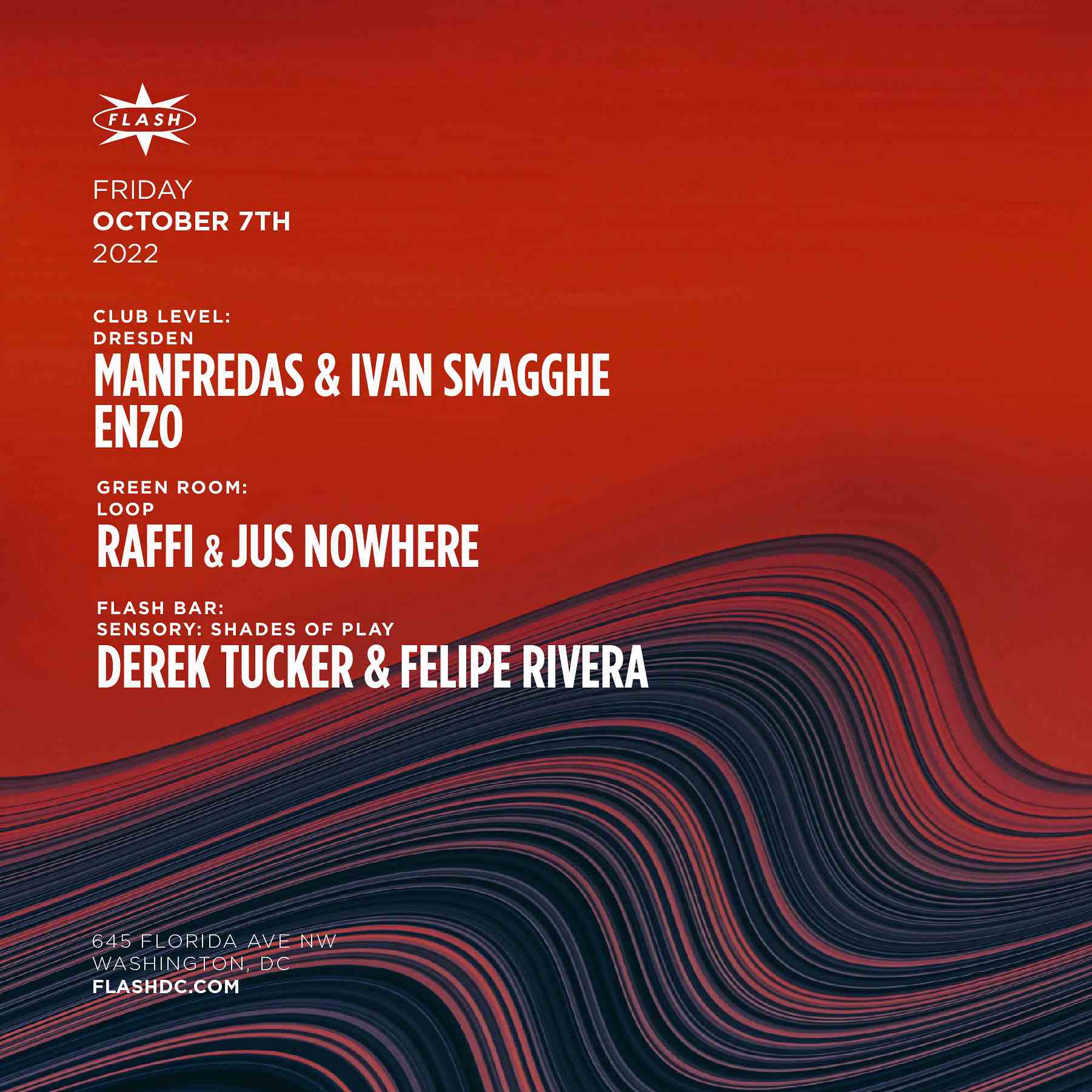 Dresden: Manfredas & Ivan Smagghe - Loop: Raffi & Jus Nowhere - Sensory: Shades of Play: Derek Tucker & Felipe Rivera event thumbnail