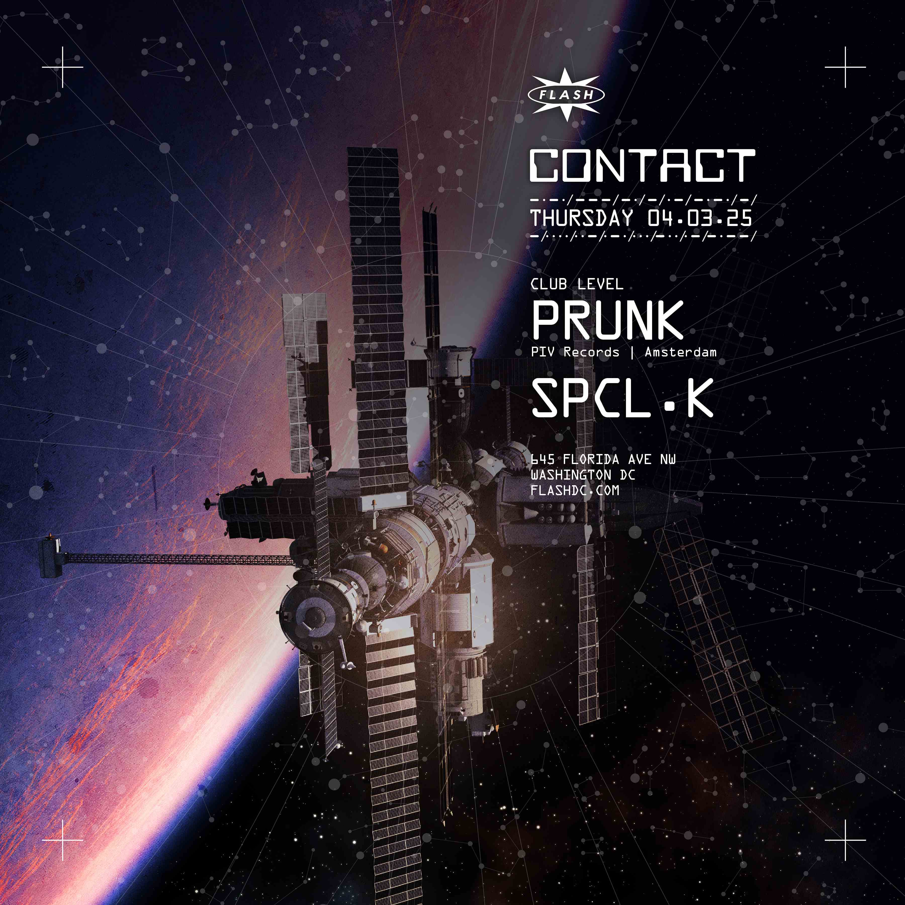 CONTACT: Prunk event flyer