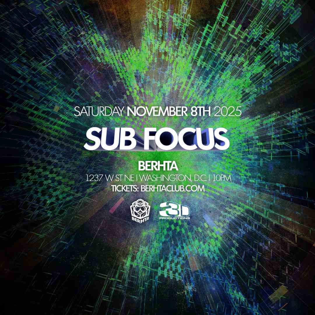 Sub Focus event flyer