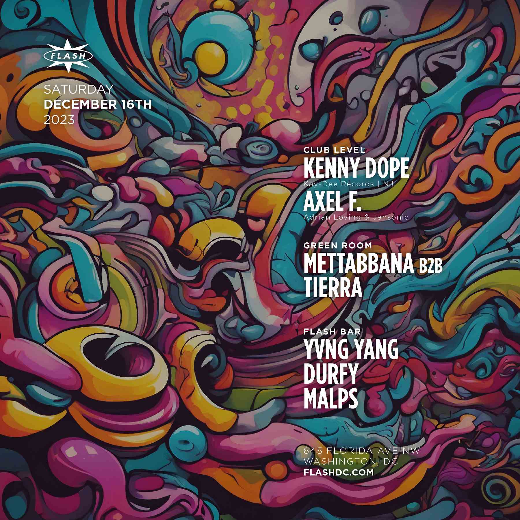 Kenny Dope event flyer