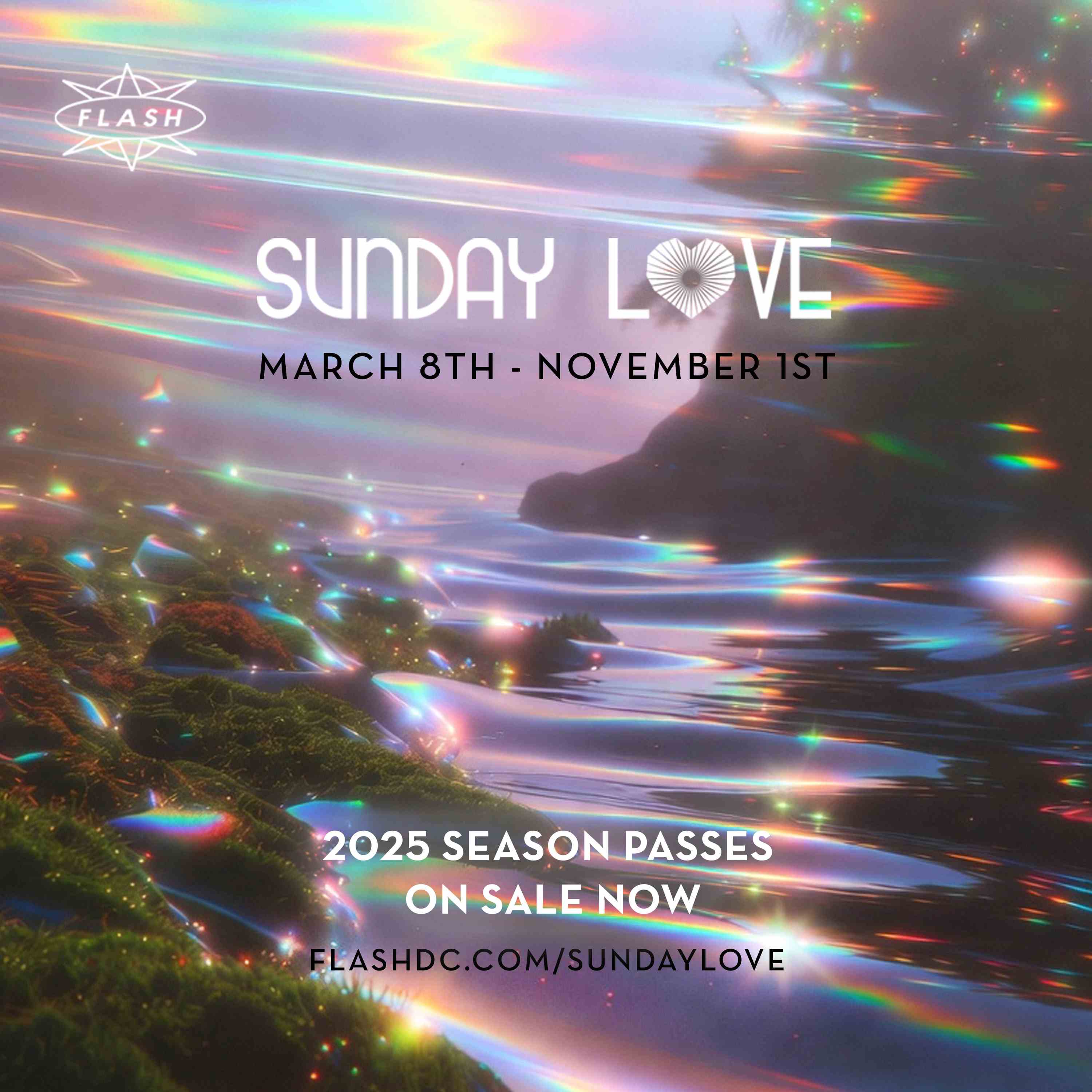 Sunday Love 2026 Season Pass event flyer