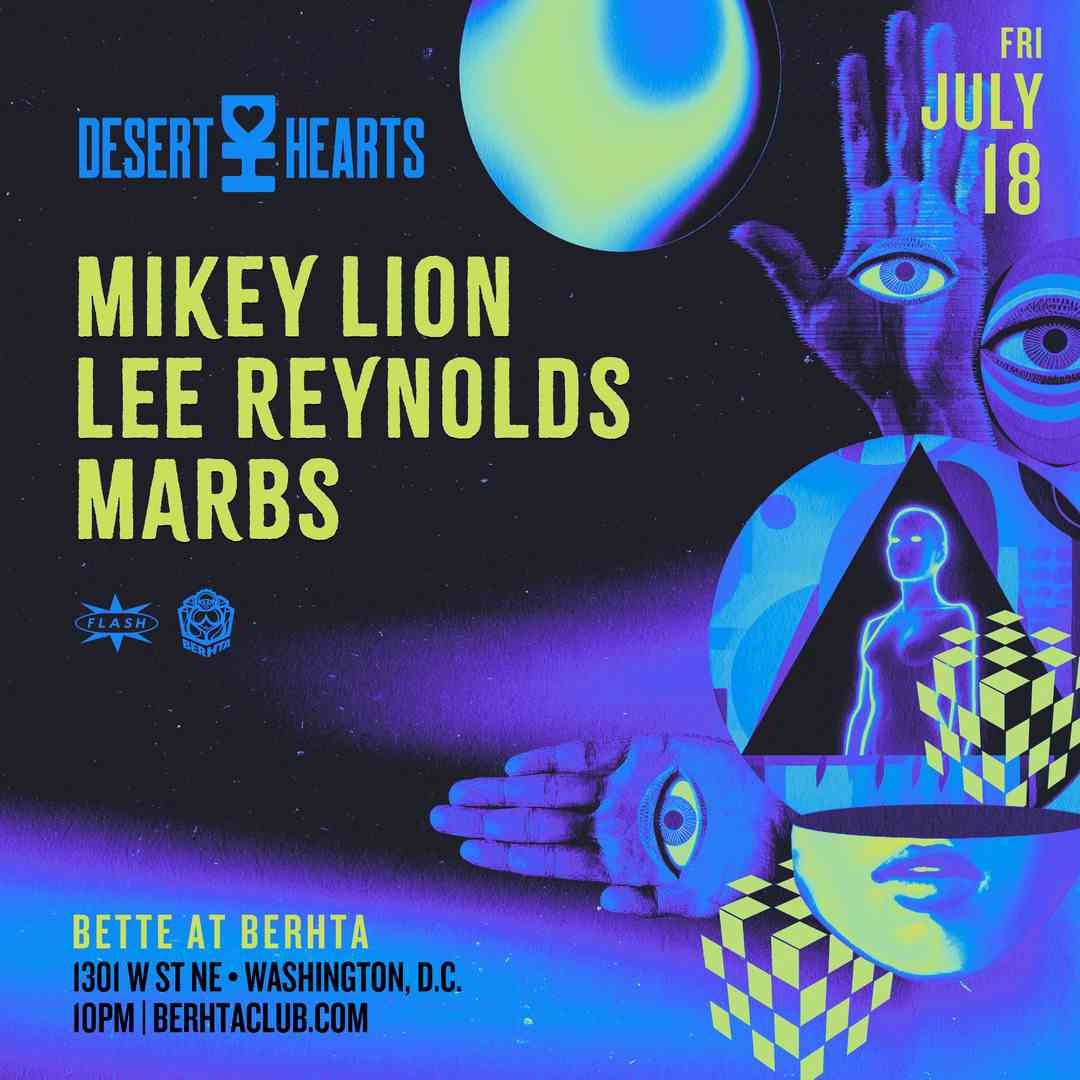 Desert Hearts at BERHTA event flyer