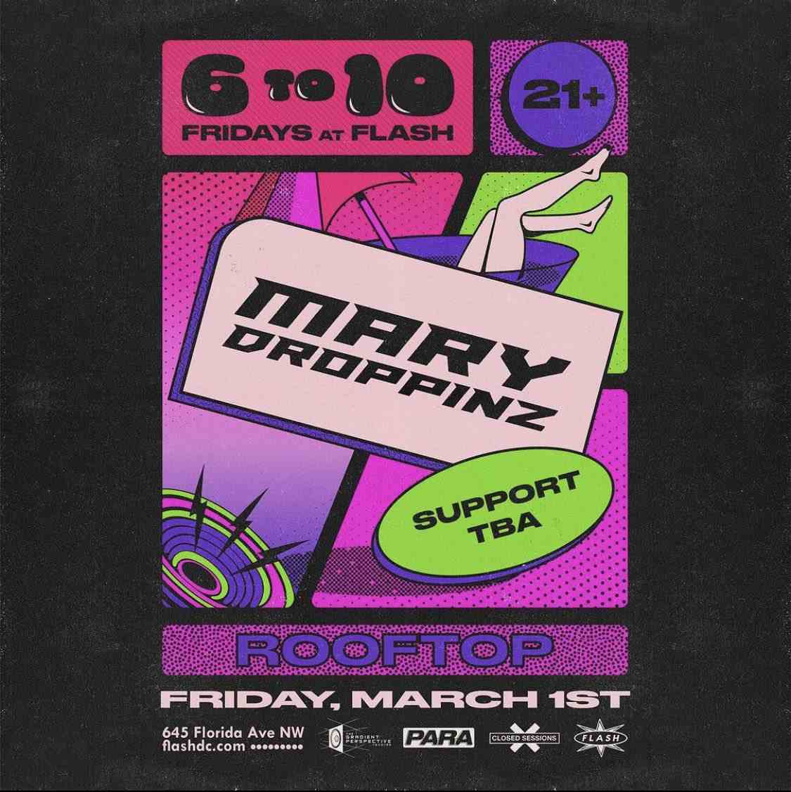 6to10: Mary Droppinz (early show) event flyer