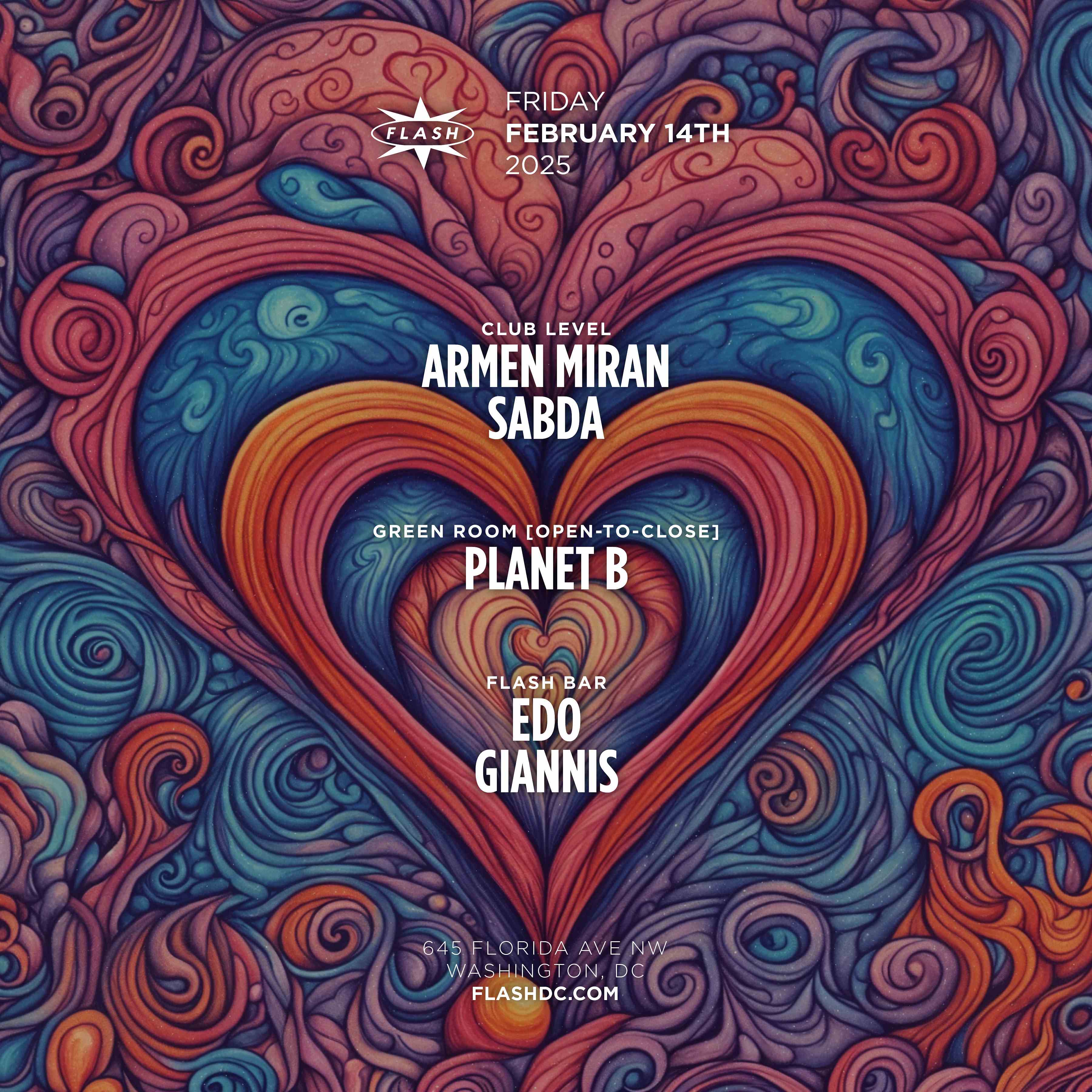 Armen Miran - Planet B event flyer