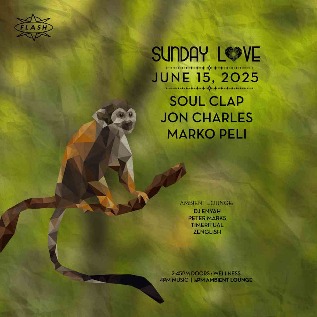 Sunday Love: Soul Clap - Jon Charles - Marko Peli event flyer