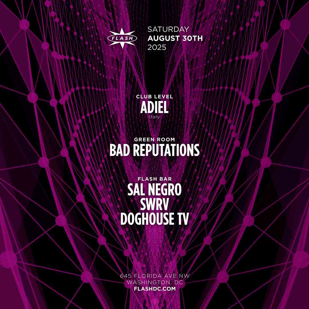 Adiel event flyer