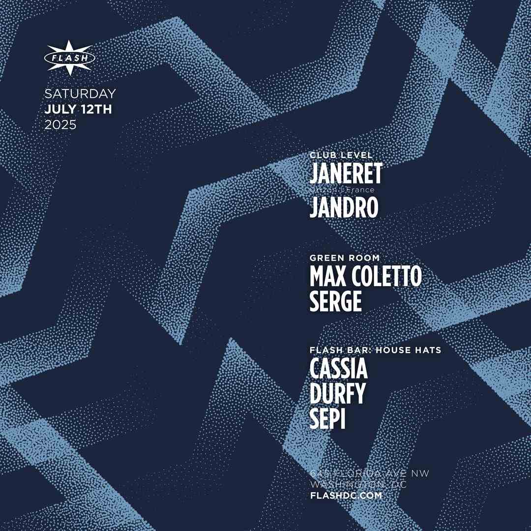 Janeret event flyer